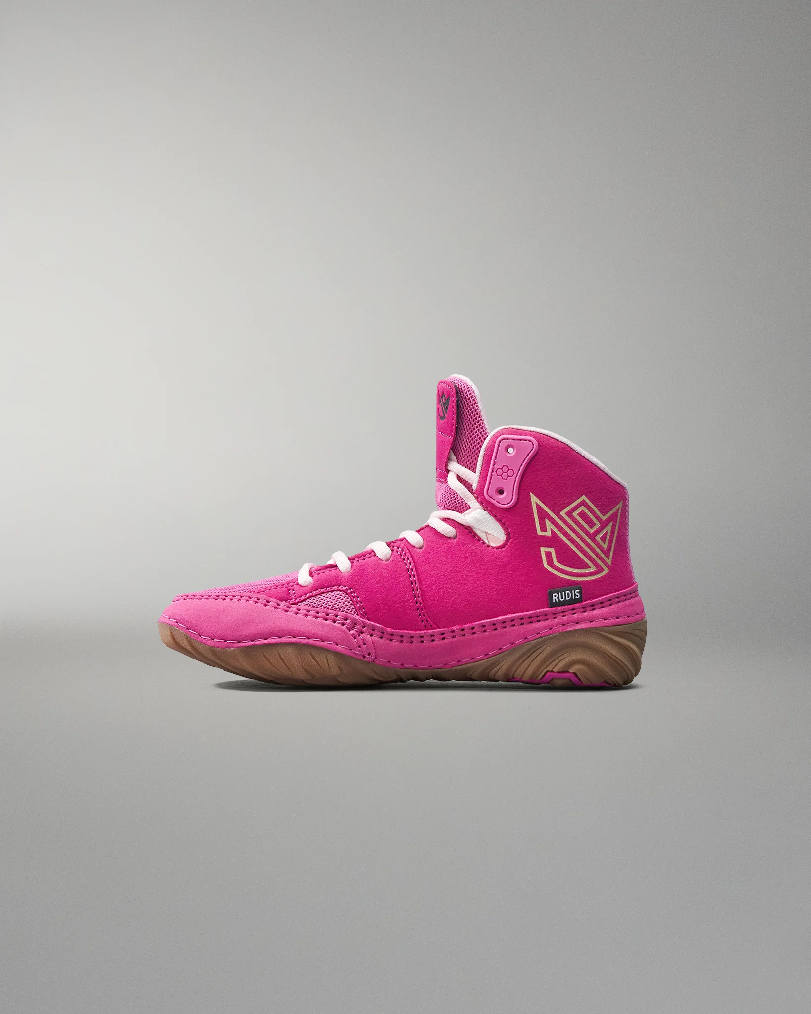 JB1 Youth Wrestling Shoes - Gum Doubles - Image 3