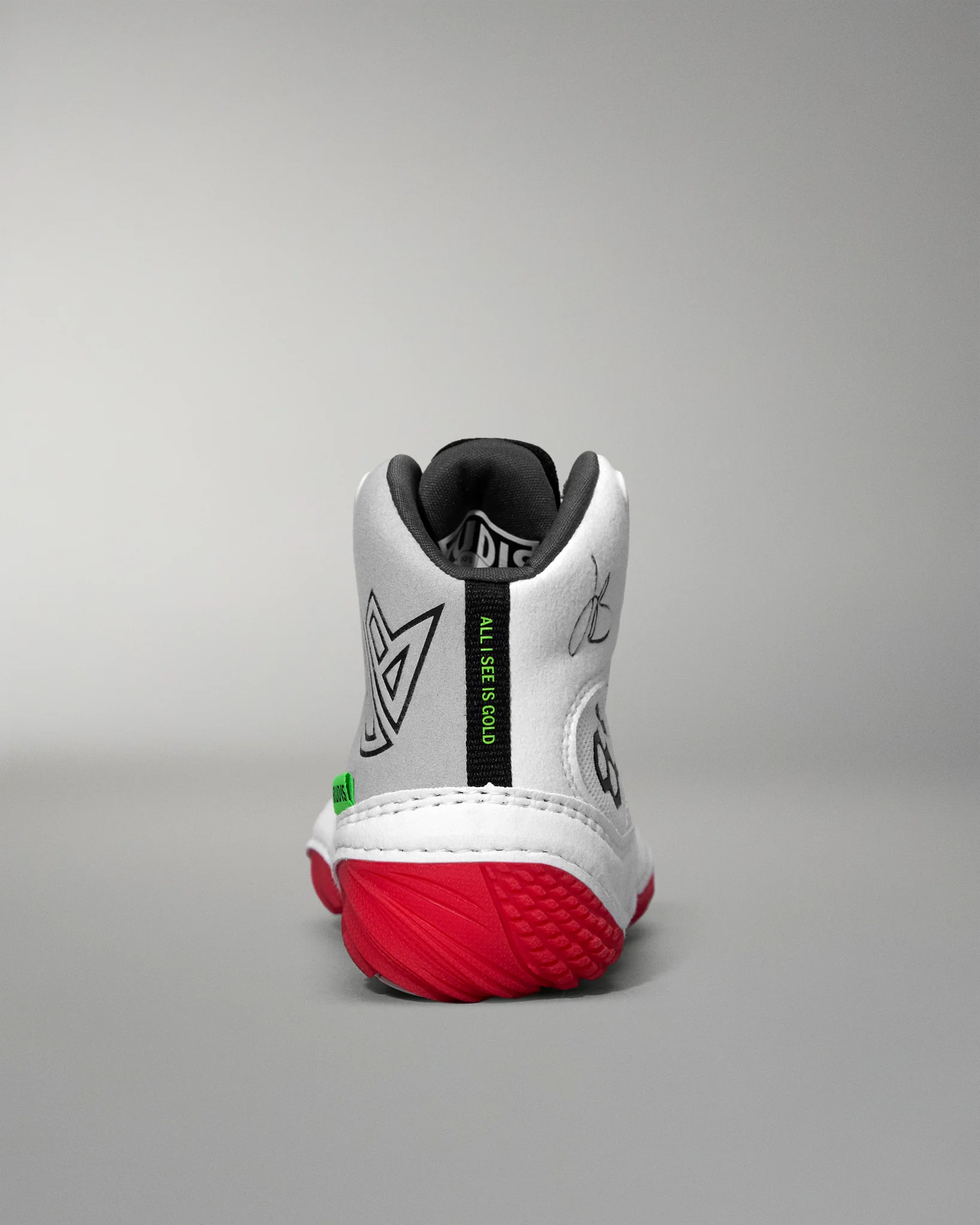 JB1 Youth Wrestling Shoes - White Hot - Image 5