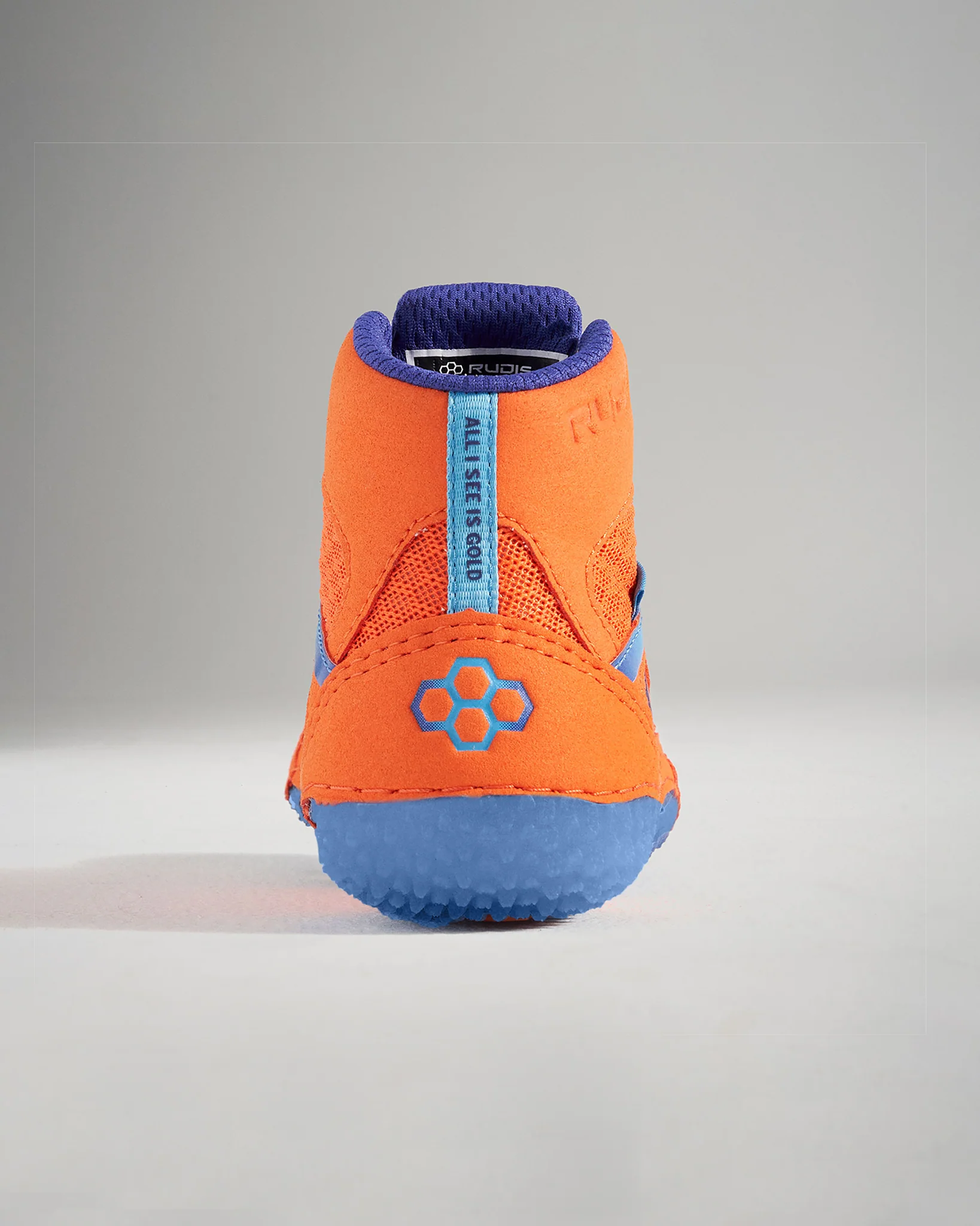 Jordan Burroughs Alpha 2.0 Adult Wrestling Shoes - World Wide Orange - Image 6