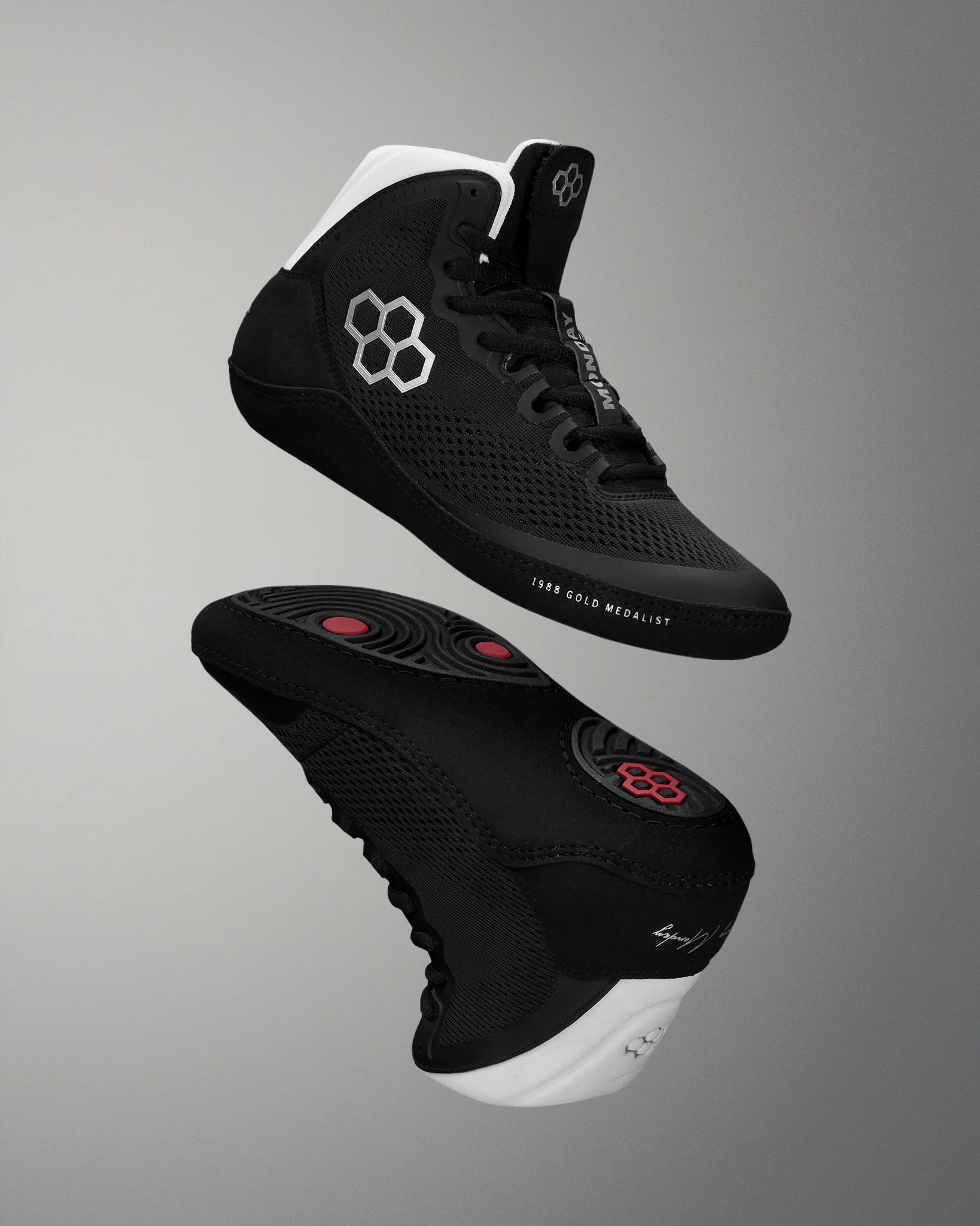 Kenny Monday Adult Wrestling Shoes - Black