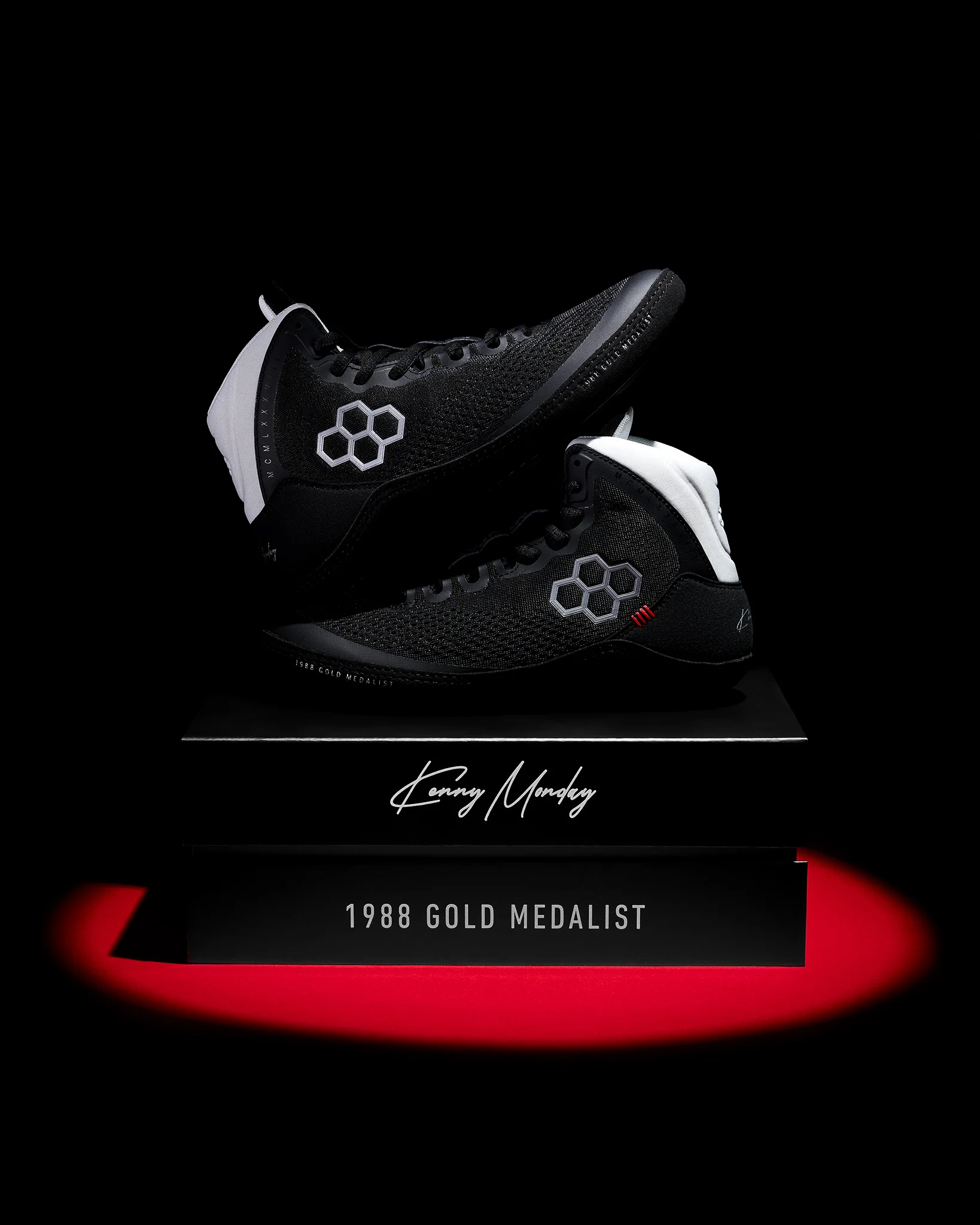 Kenny Monday Adult Wrestling Shoes - Black - Image 3