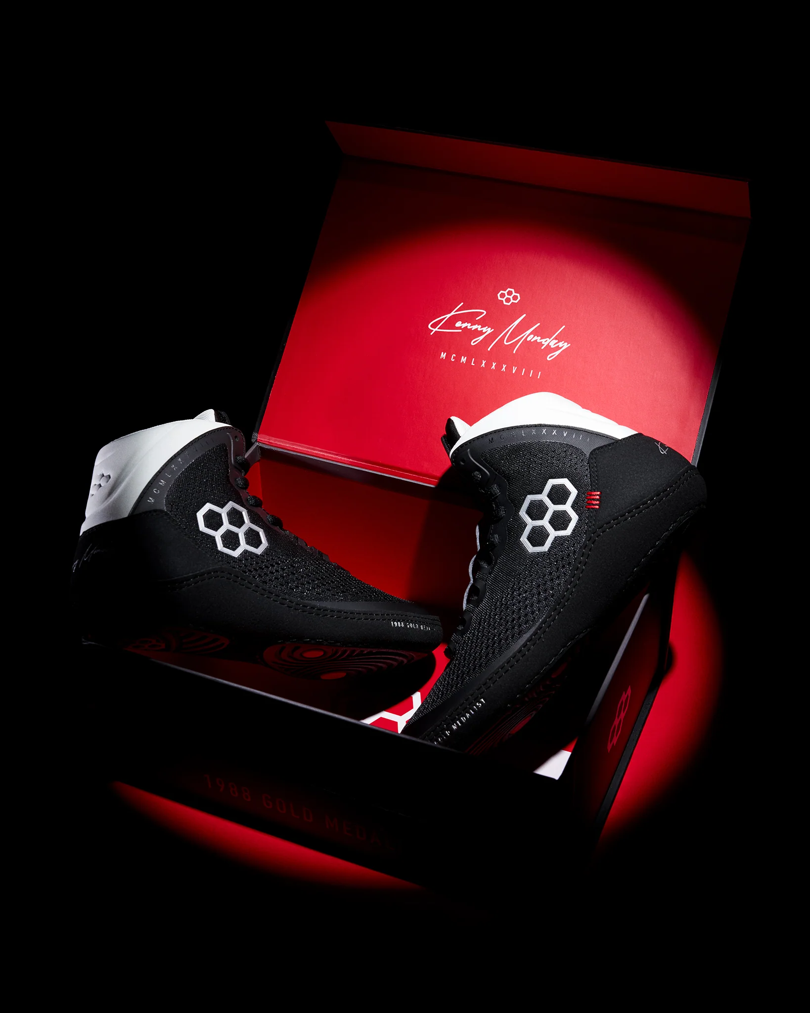 Kenny Monday Adult Wrestling Shoes - Black - Image 4