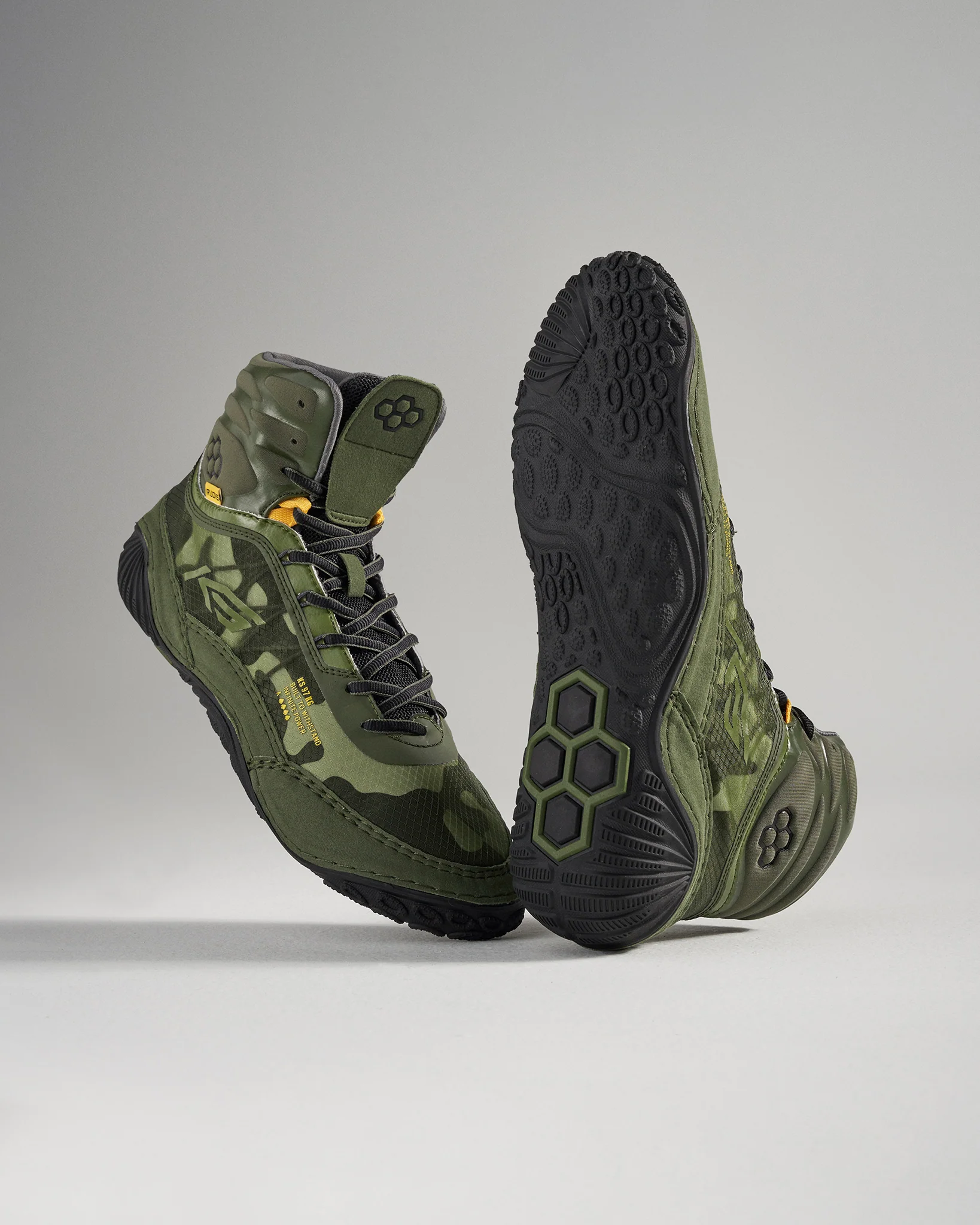 KS Infinity Edge Adult Wrestling Shoes - Ammo - Image 2
