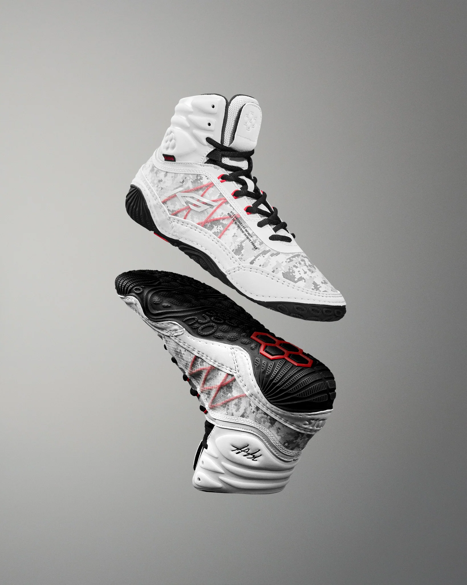 KS Infinity Edge Youth Wrestling Shoes - Tactical Gray - Image 2