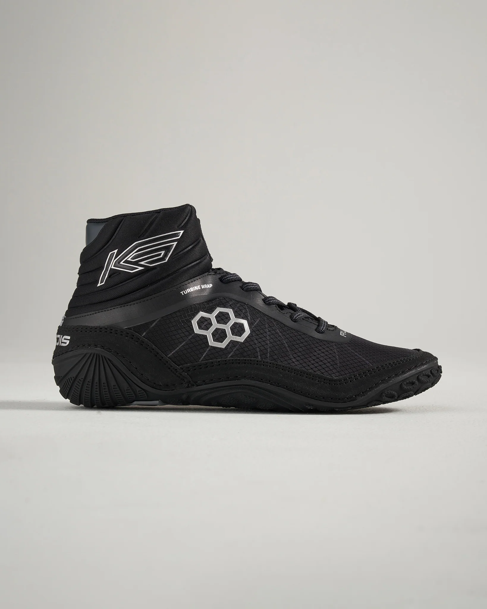 KS Turbine Adult Wrestling Shoes - Midnight Chrome - Image 3