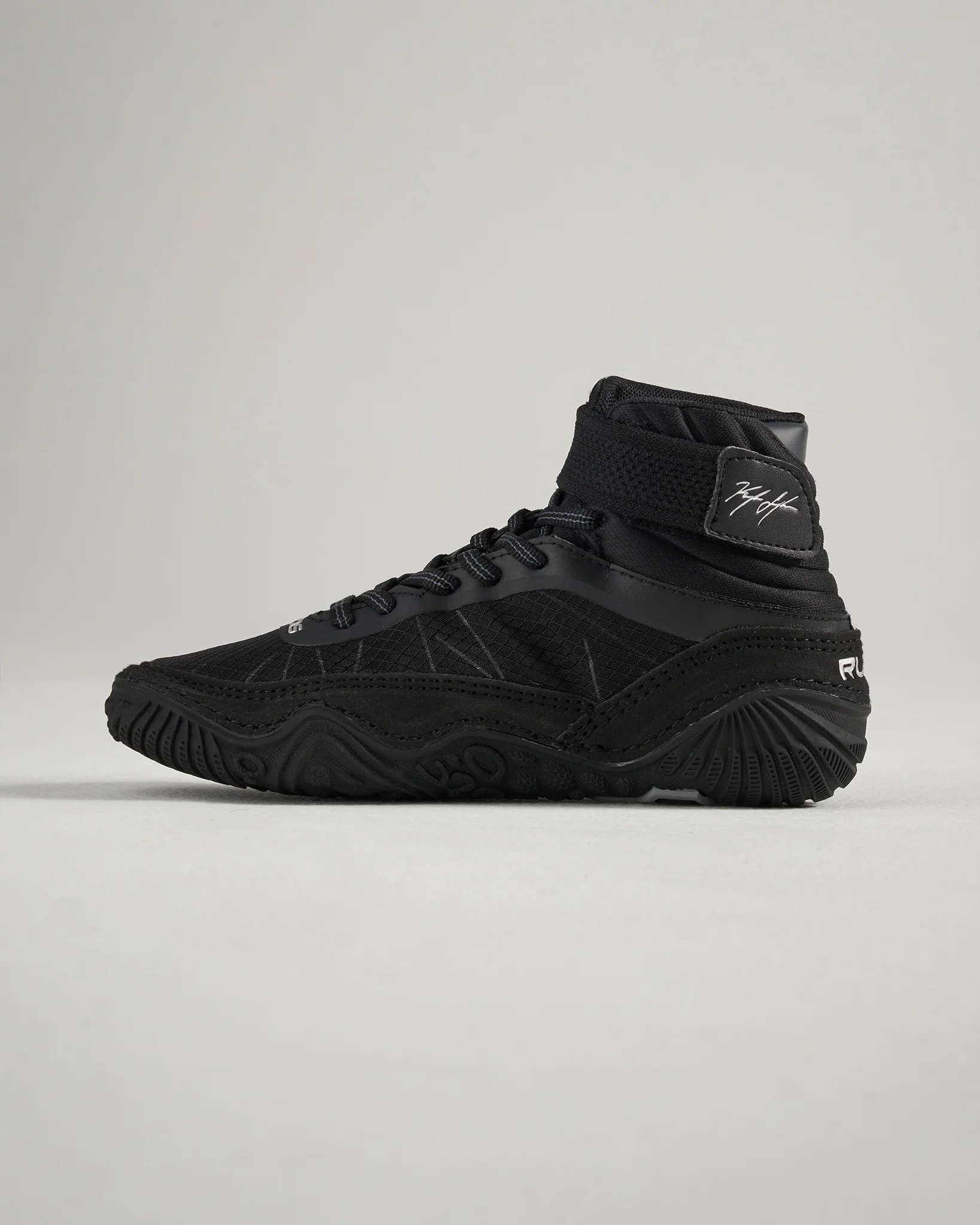KS Turbine Youth Wrestling Shoes - Midnight Chrome - Image 4