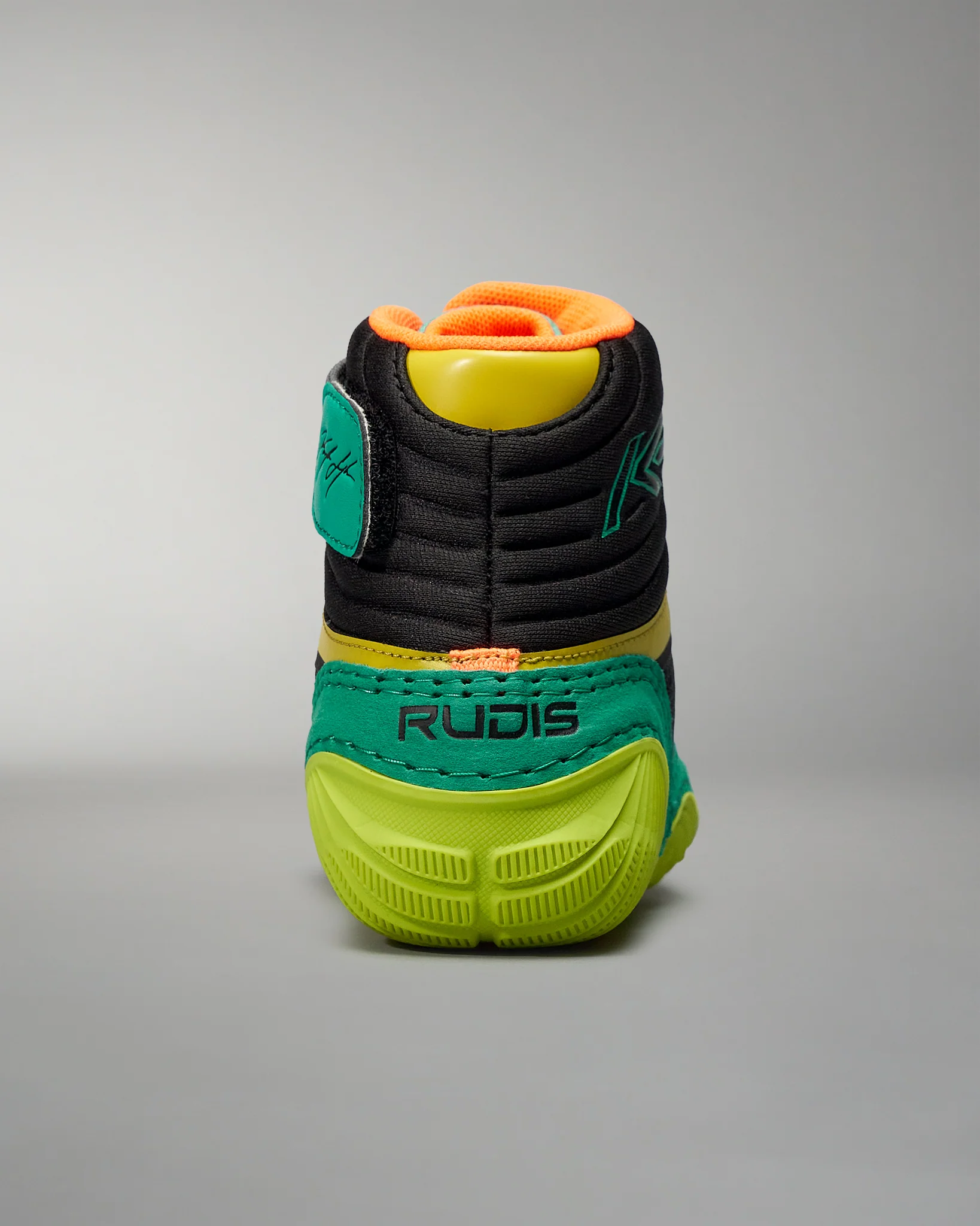 KS Turbine Youth Wrestling Shoes - Poison Green - Image 7