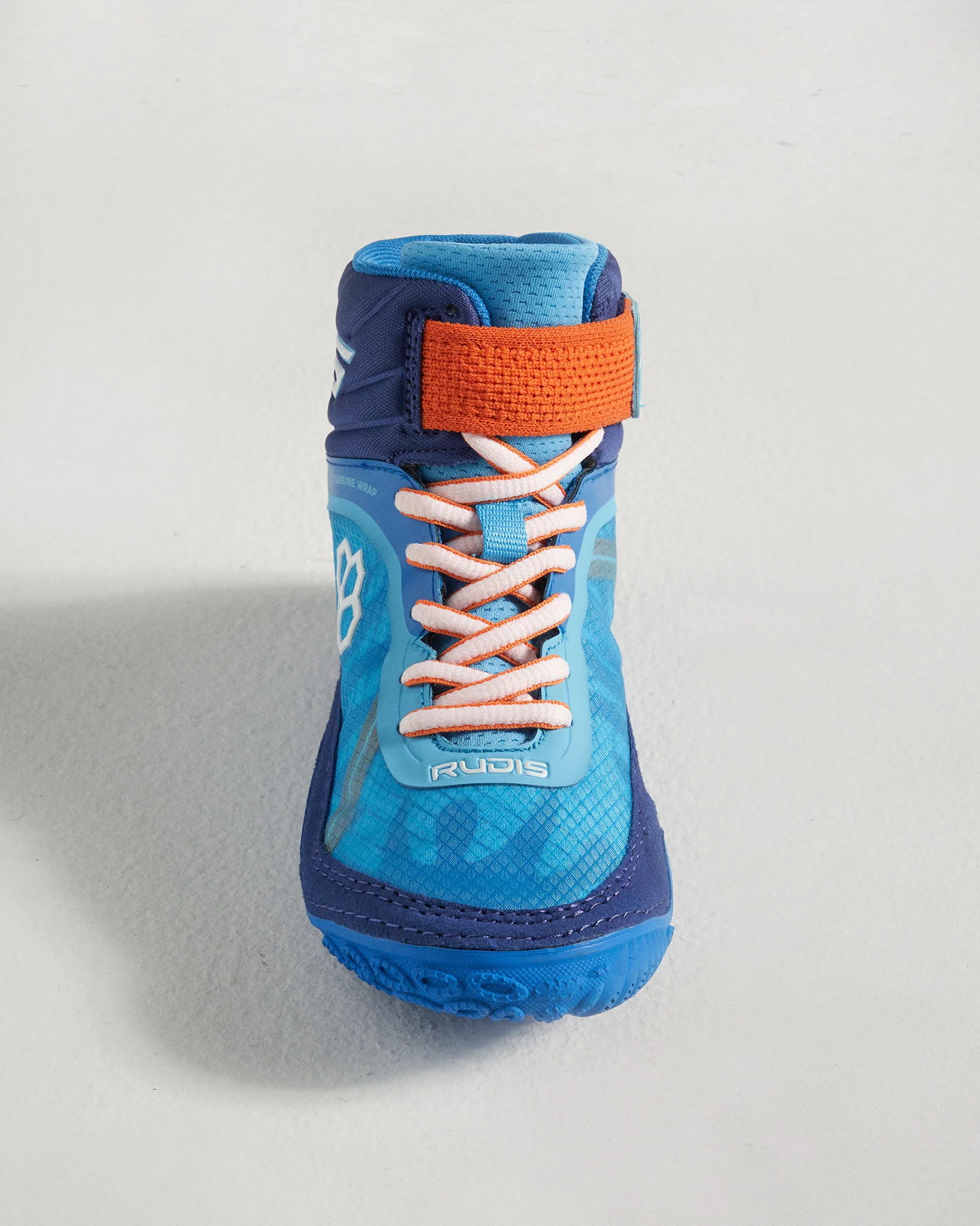 KS Turbine Youth Wrestling Shoes - World Wide Blue - Image 6