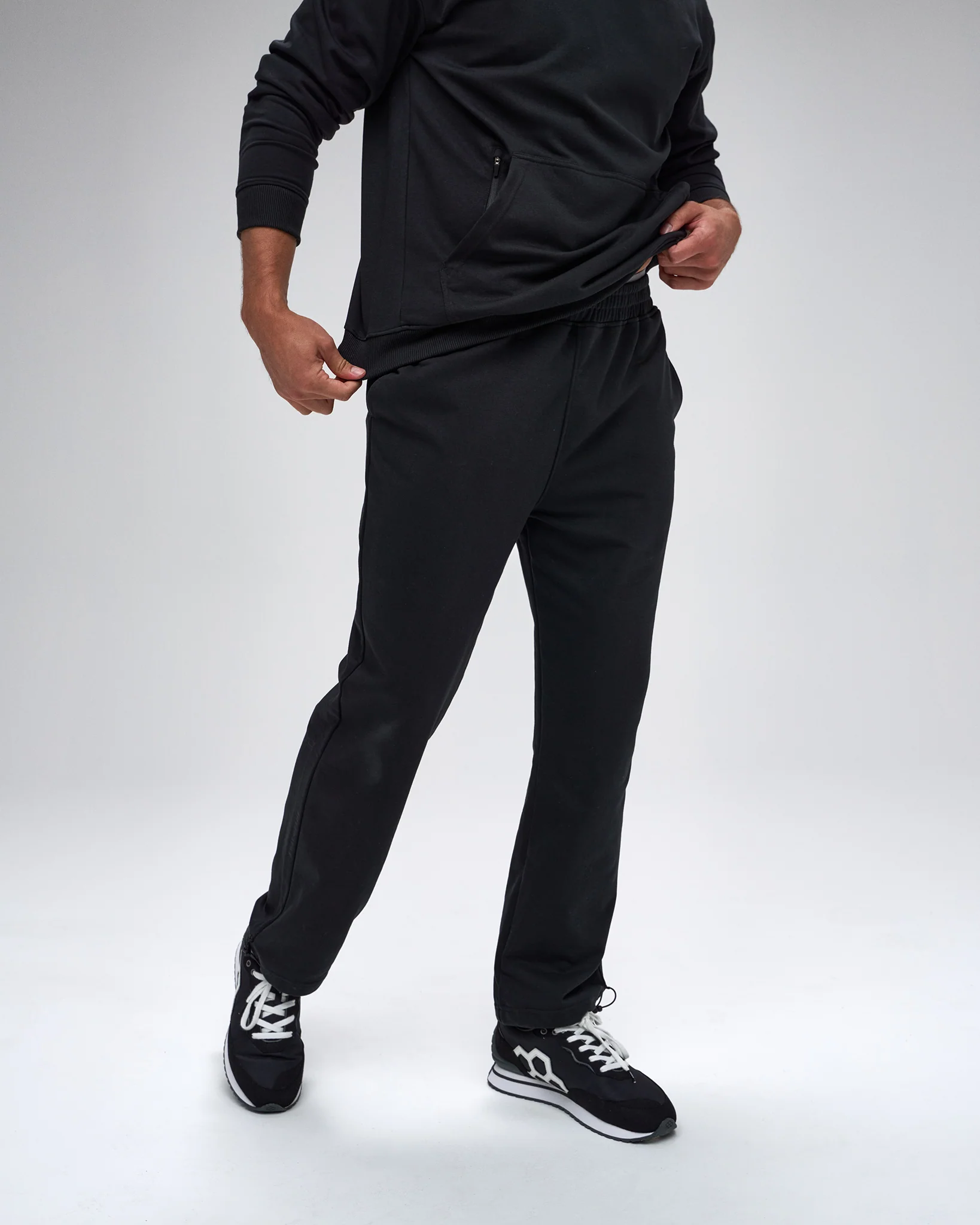 Luxe Terry Sweatpants - Black