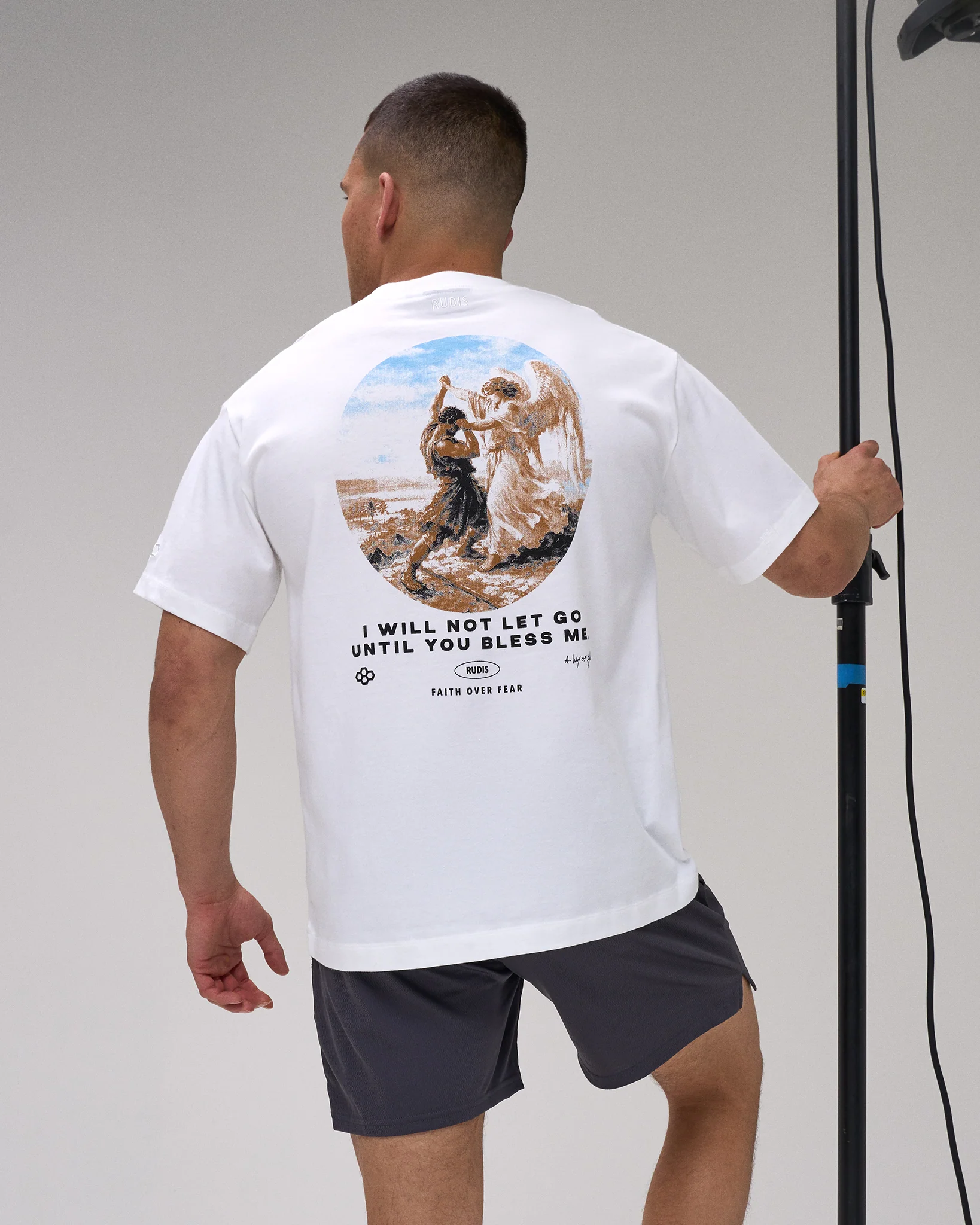Motto Faith Over Fear Heavyweight T-Shirt