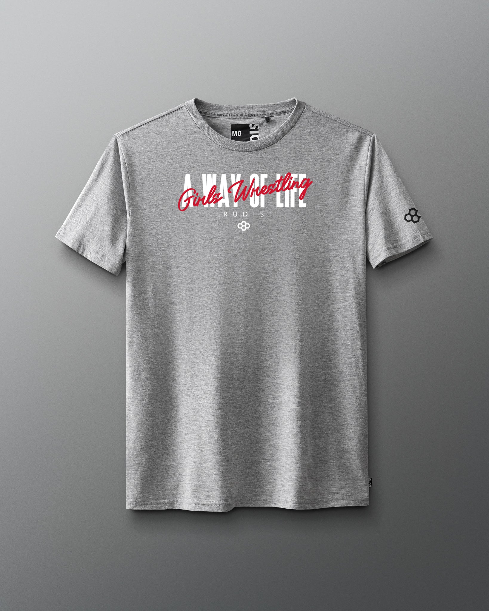 Motto "Girls Wrestling" Super Soft T-Shirt - Image 3
