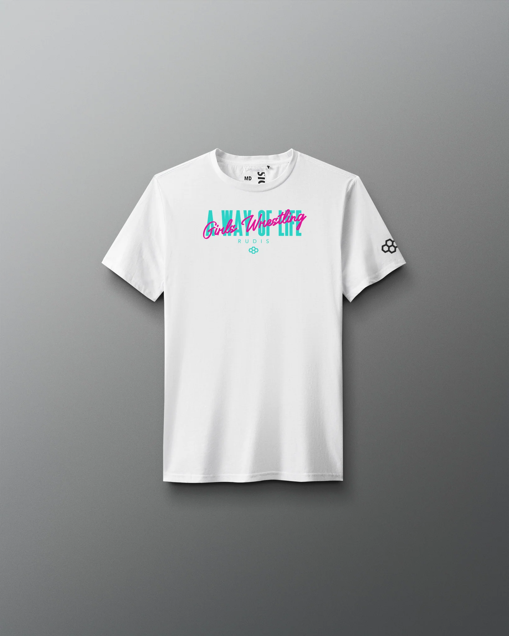 Motto "Girls Wrestling" Youth Elite Super Soft T-Shirt