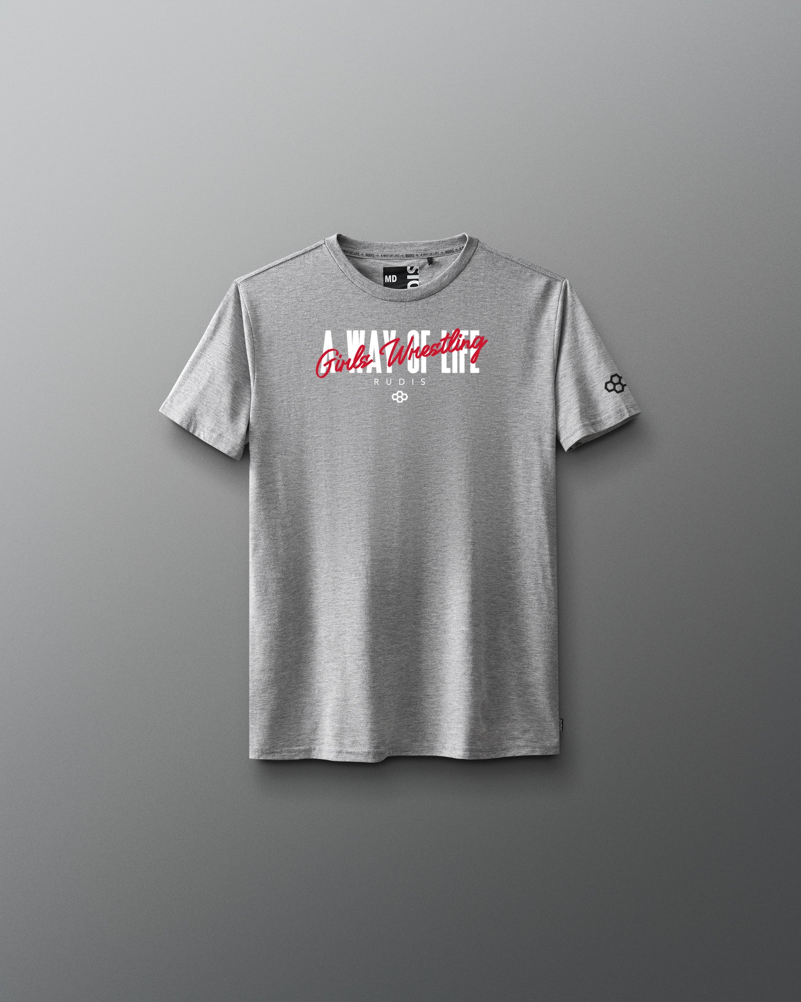 Motto "Girls Wrestling" Youth Super Soft T-Shirt - Image 2