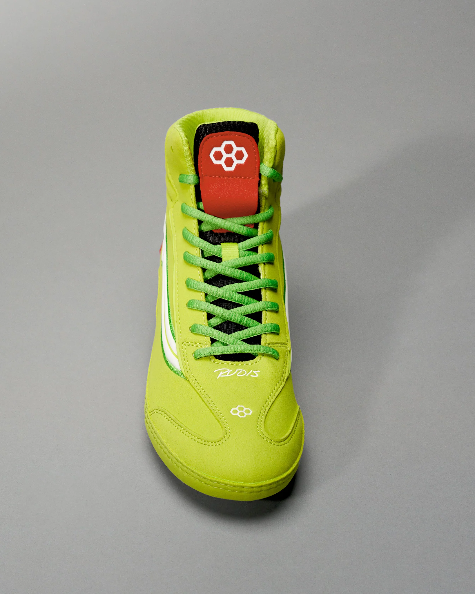 Ninety-5 Classic Youth Wrestling Shoe - Electric Green - Image 6