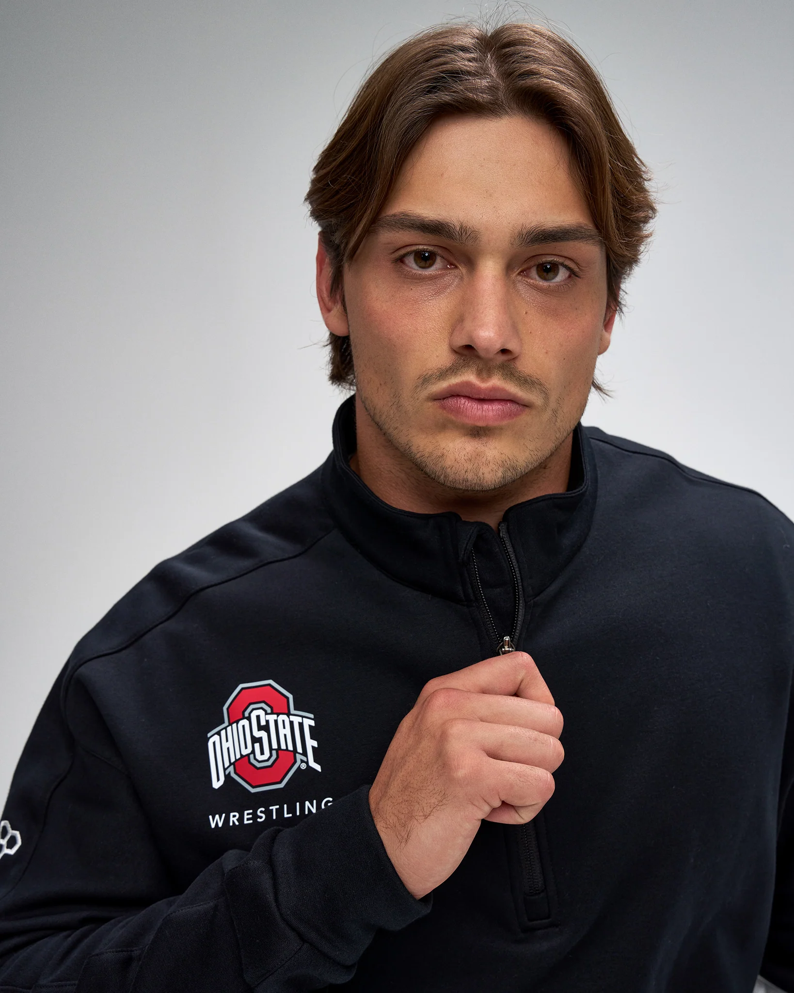 Ohio State Colorblock 1/4 Zip