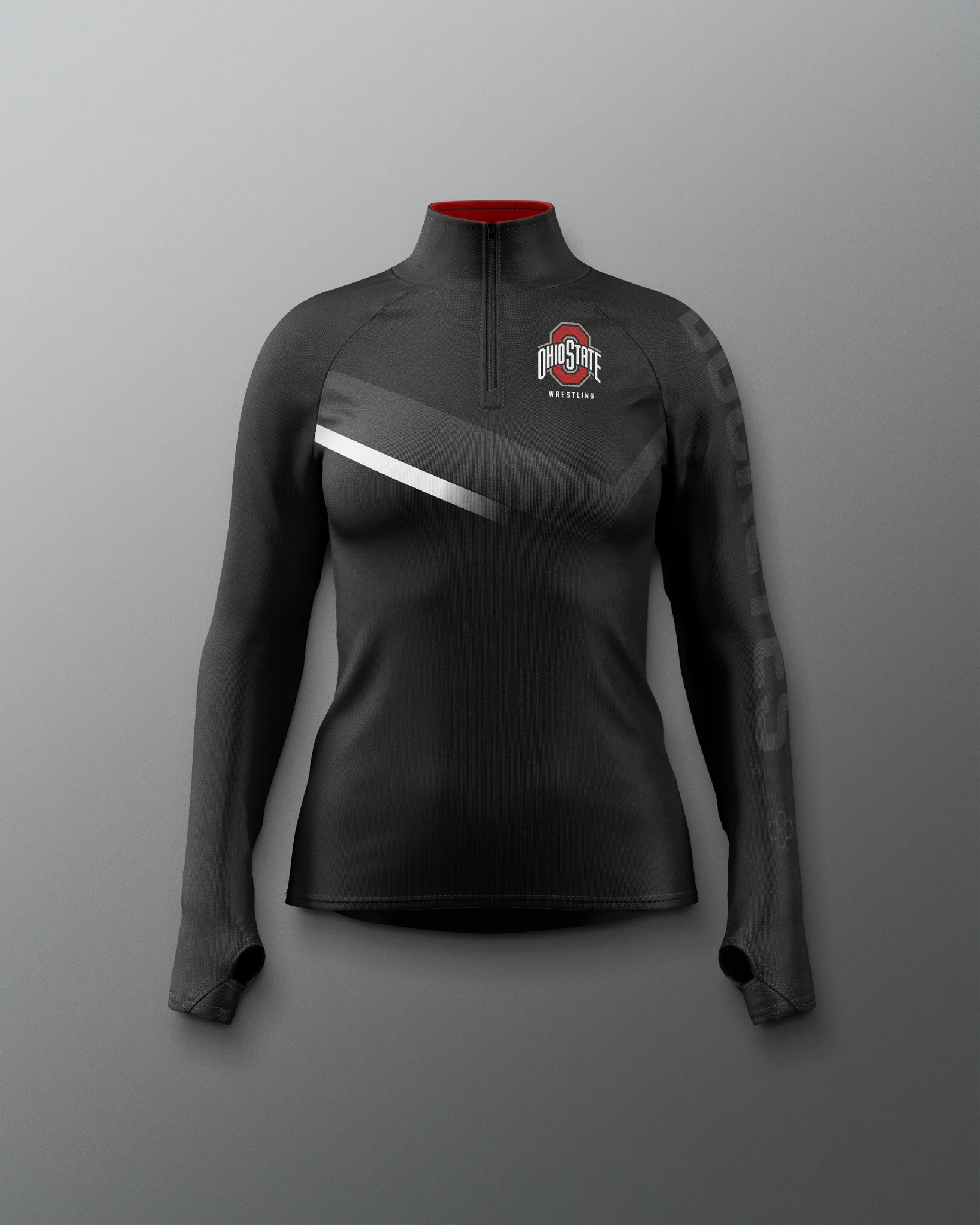 Ohio State Sublimated Women's Quarter Zip - Image 2