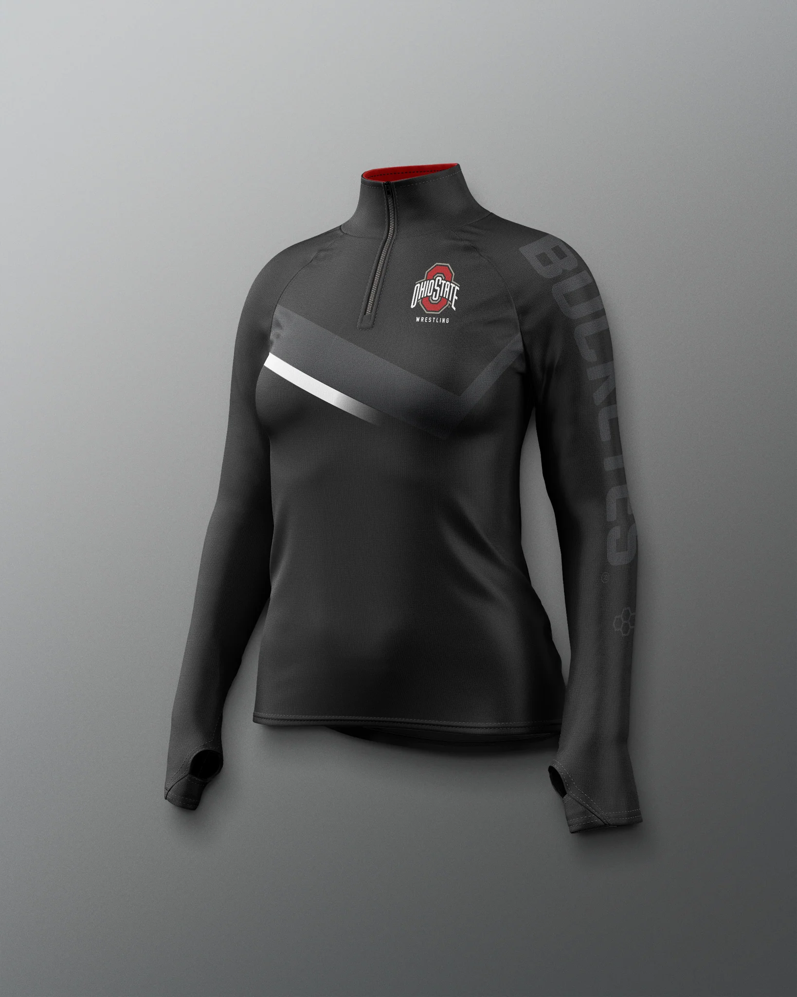 Ohio State Sublimated Women's Quarter Zip - Image 6