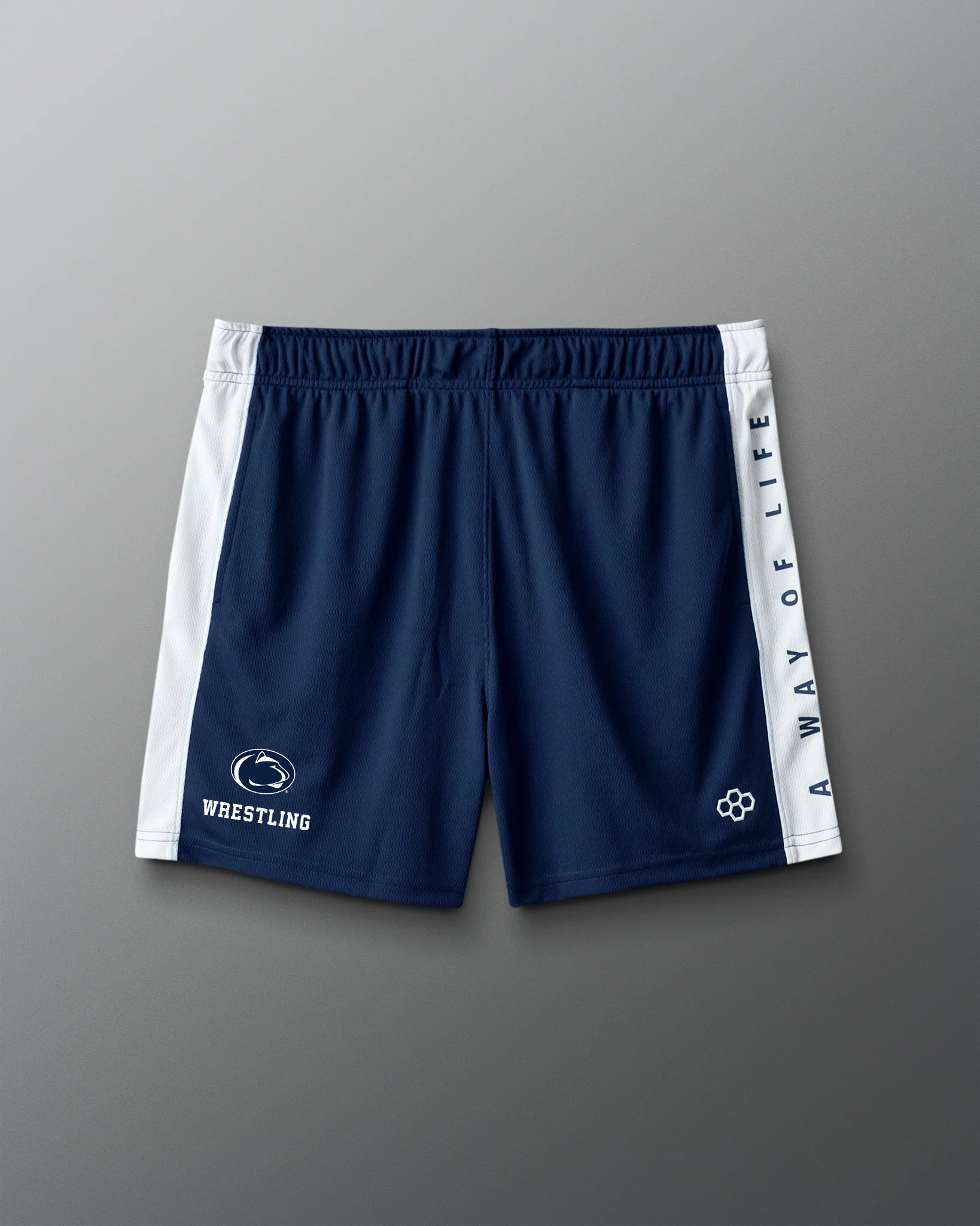 Penn State University 5" Panel Mesh Short