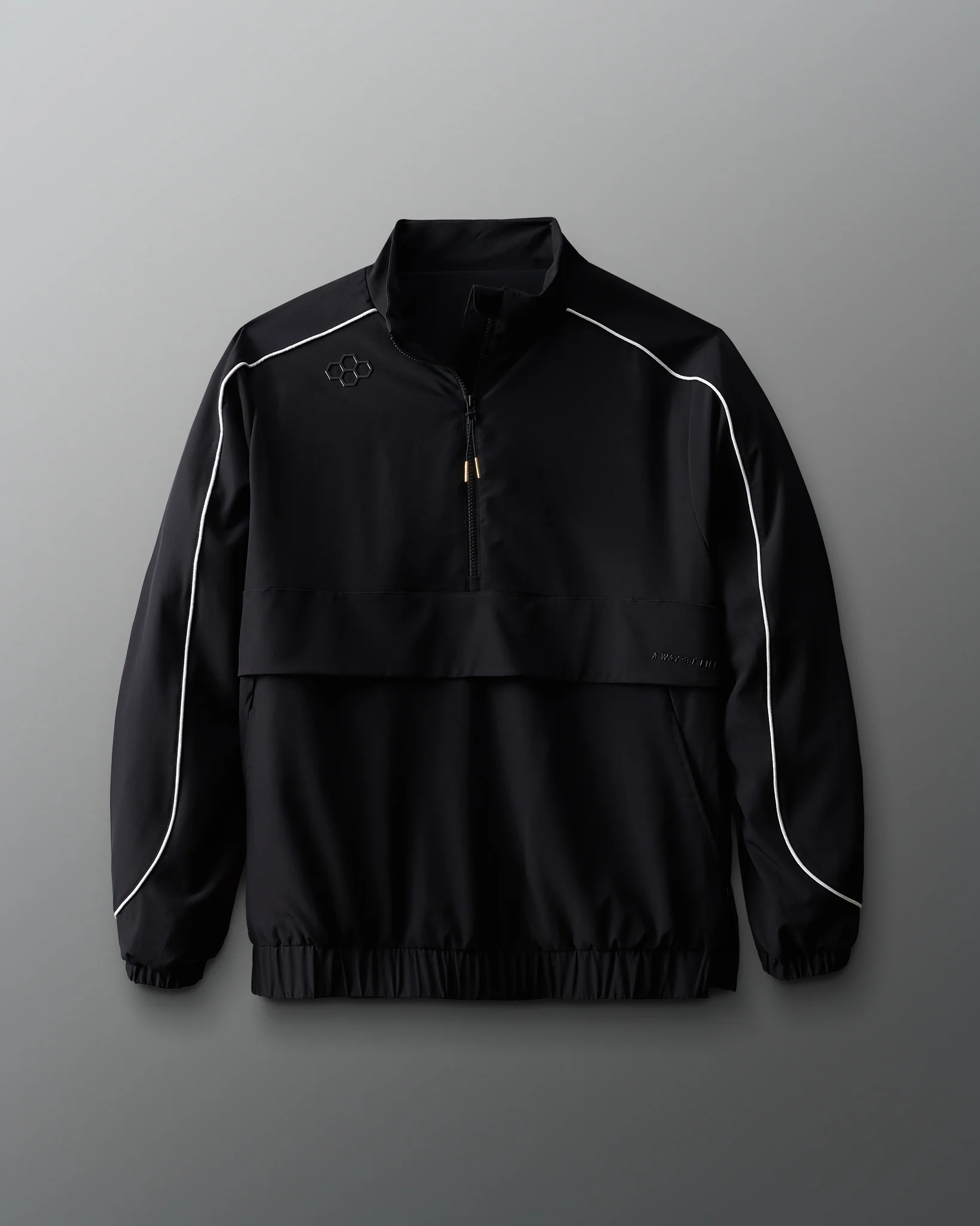 RUDIS 1/4 Zip Windbreaker - Black - Image 6