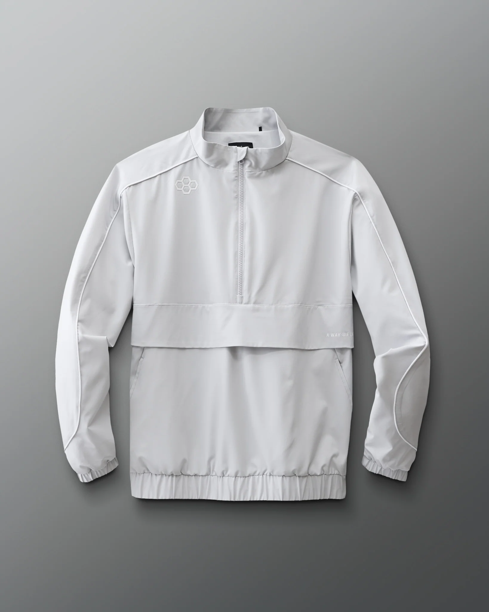 RUDIS 1/4 Zip Windbreaker - Lunar Gray - Image 2
