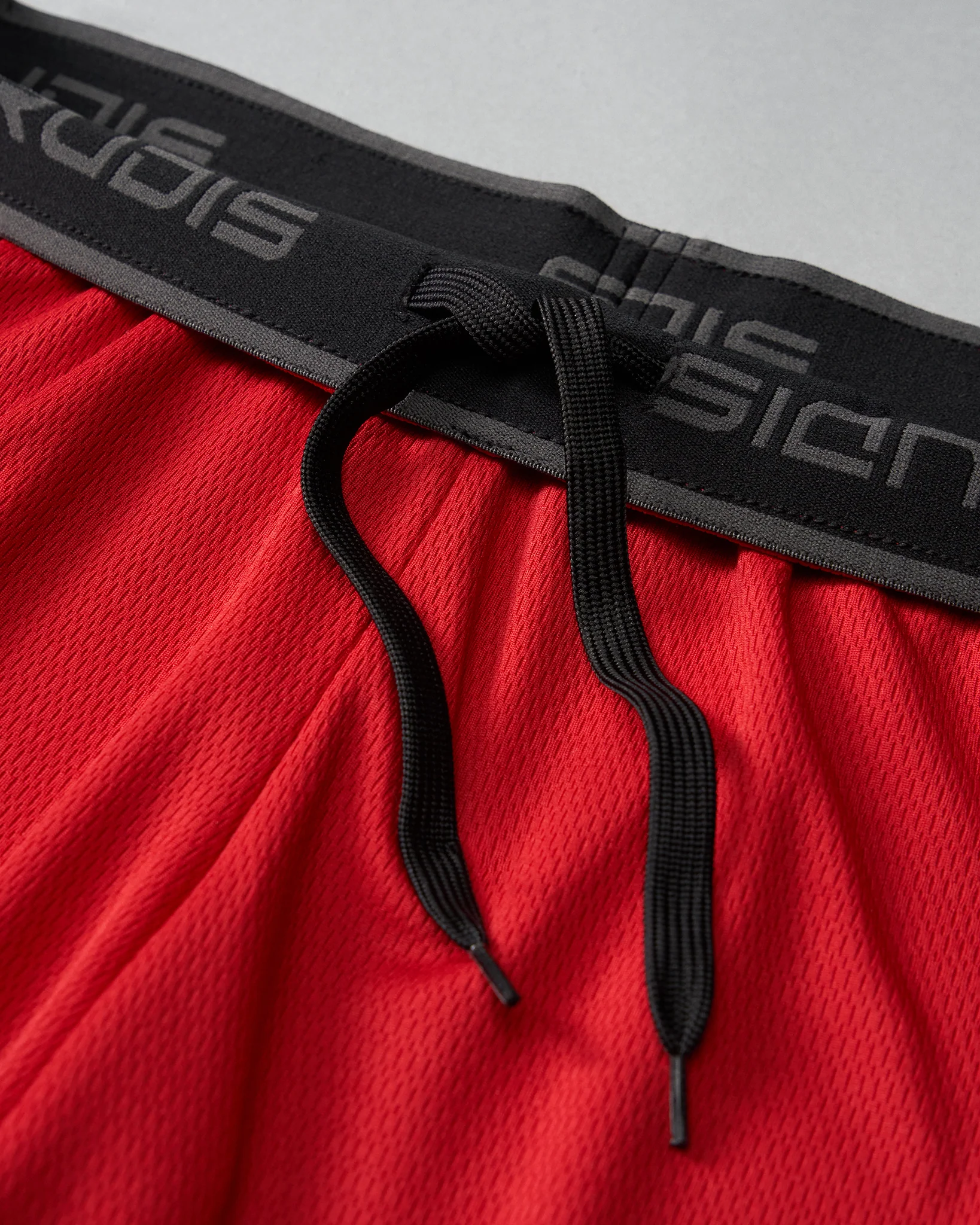 RUDIS 6" Youth Mesh Shorts - Red - Image 4