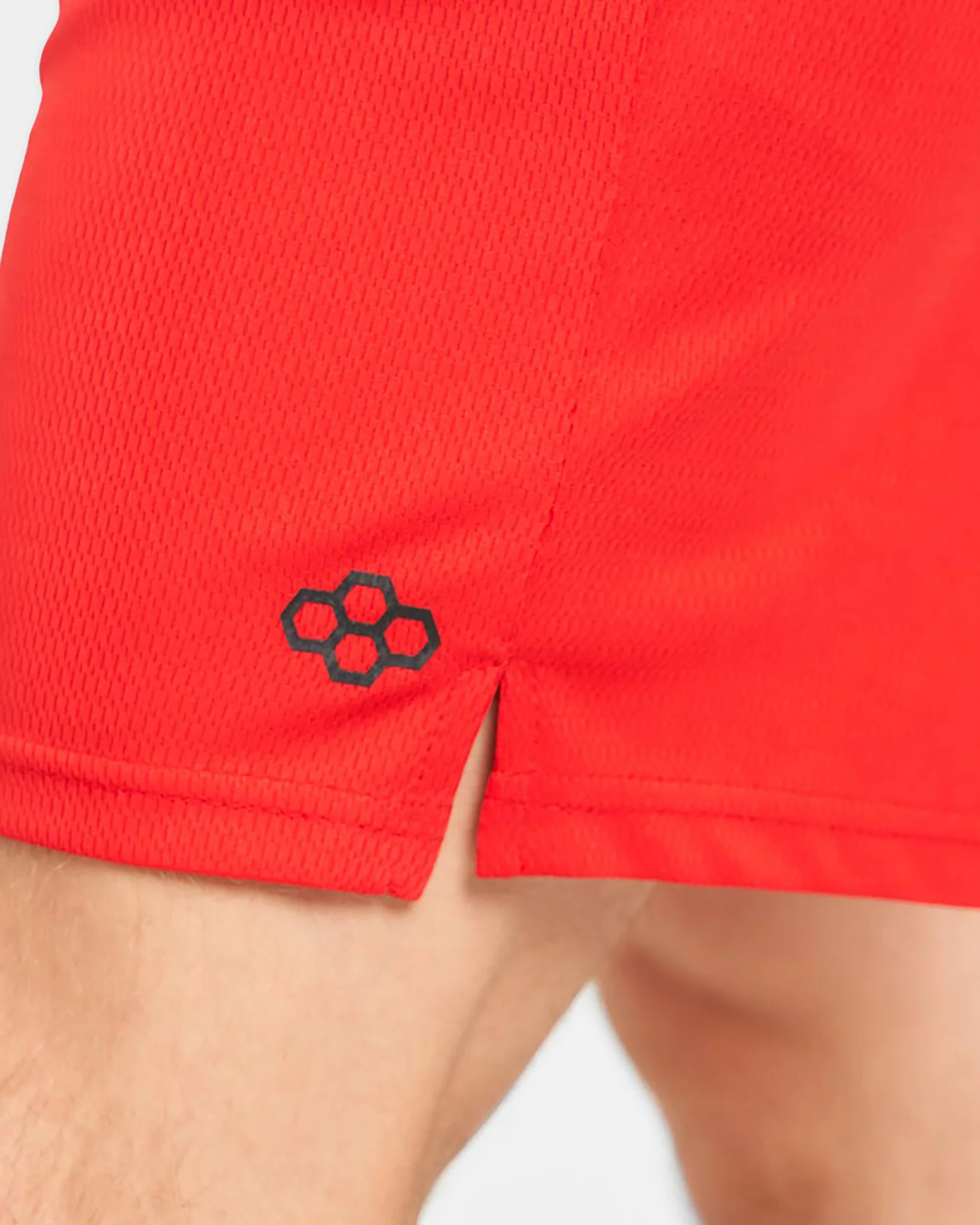 RUDIS 8" Mesh Shorts - Red - Image 2