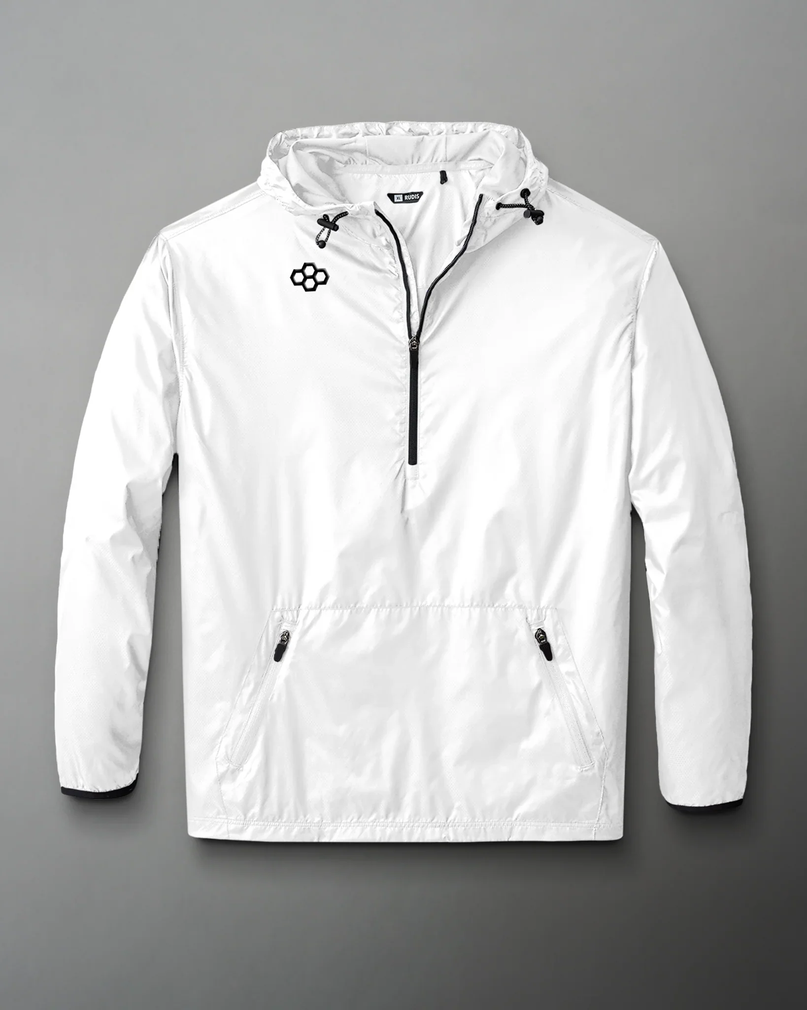 RUDIS Air 1/4 Zip Windbreaker - White
