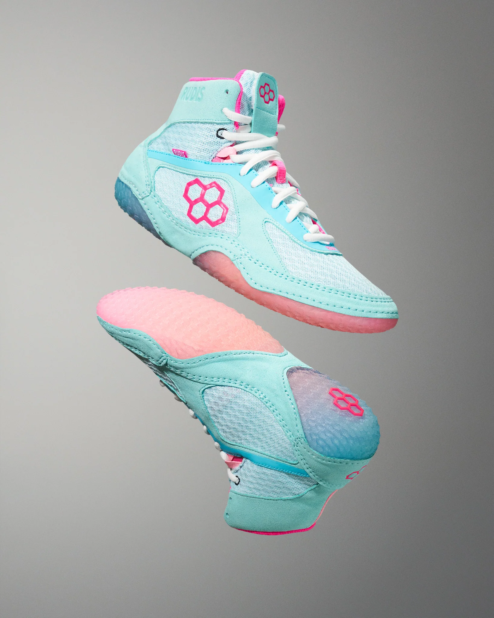 RUDIS Alpha 2.0 Adult Wrestling Shoes - Cotton Candy