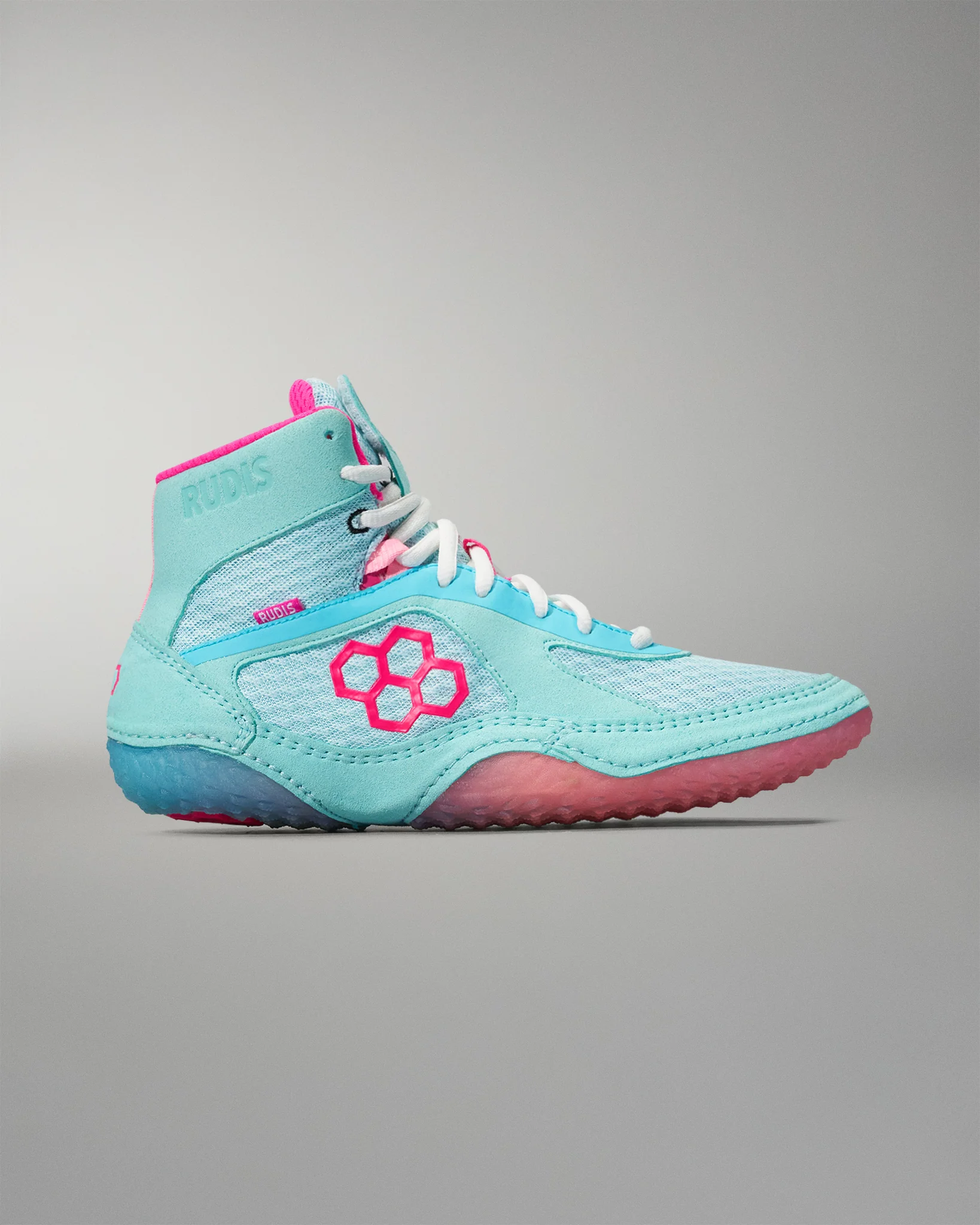 RUDIS Alpha 2.0 Adult Wrestling Shoes - Cotton Candy - Image 3