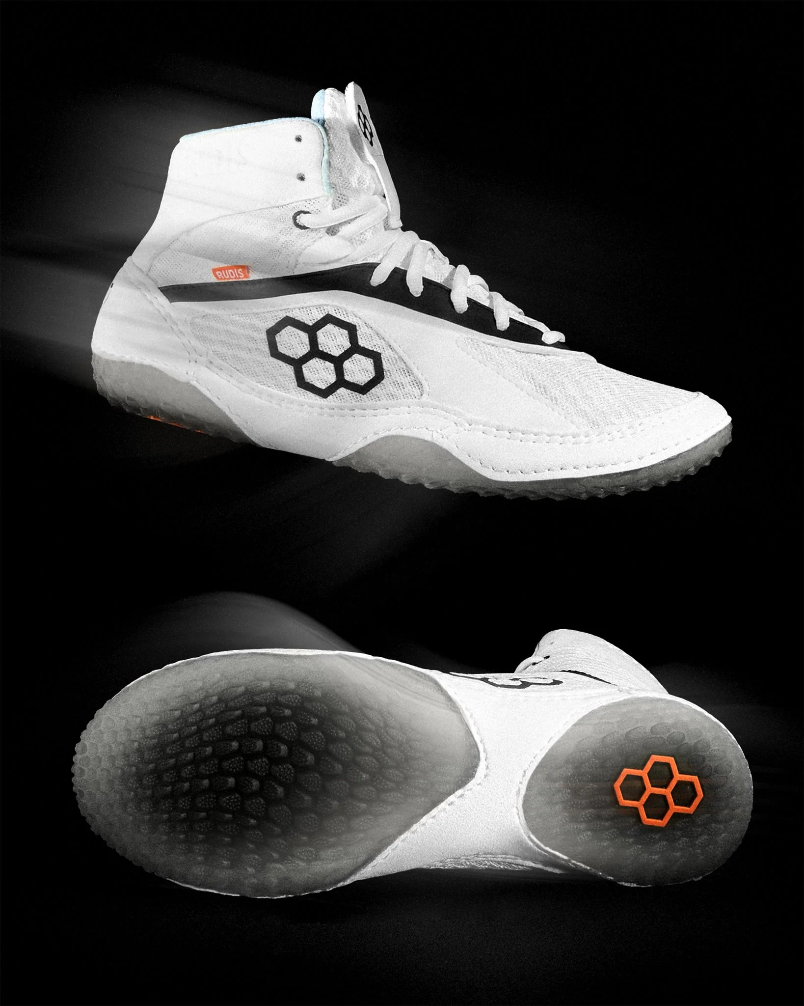RUDIS Alpha 2.0 Adult Wrestling Shoes - Ghost White - Image 2