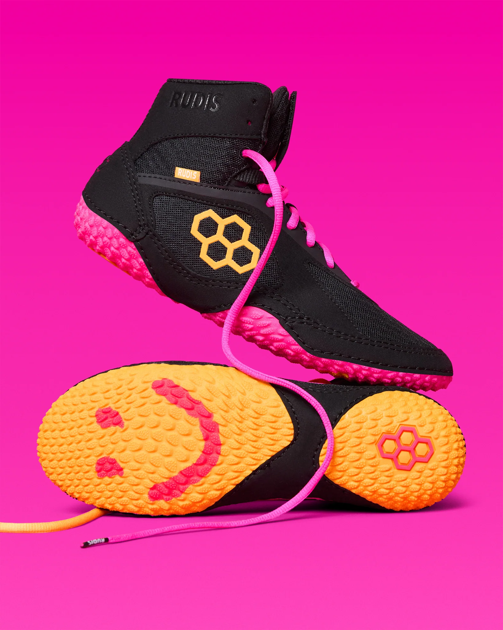 RUDIS Alpha 2.0 Adult Wrestling Shoes - Happy 2.0