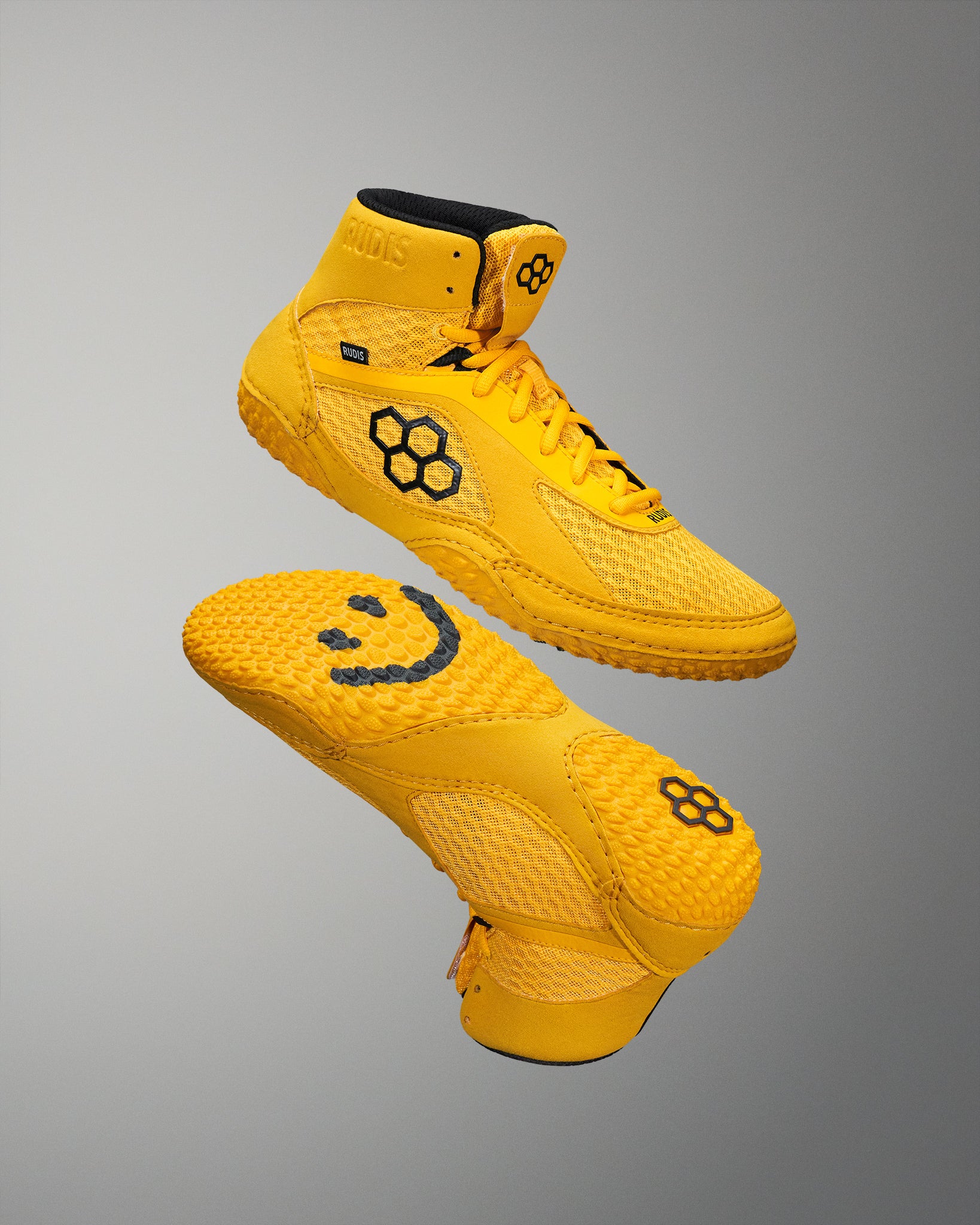 RUDIS Alpha 2.0 Adult Wrestling Shoes - Happy Yellow - Image 3