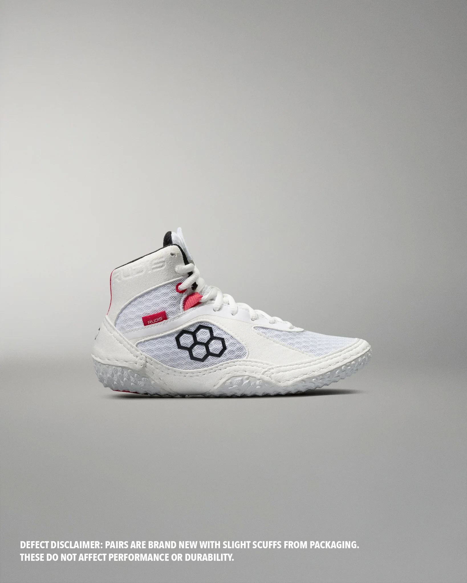 RUDIS Alpha 2.0 Youth Wrestling Shoes - Crimson Ice - Image 2