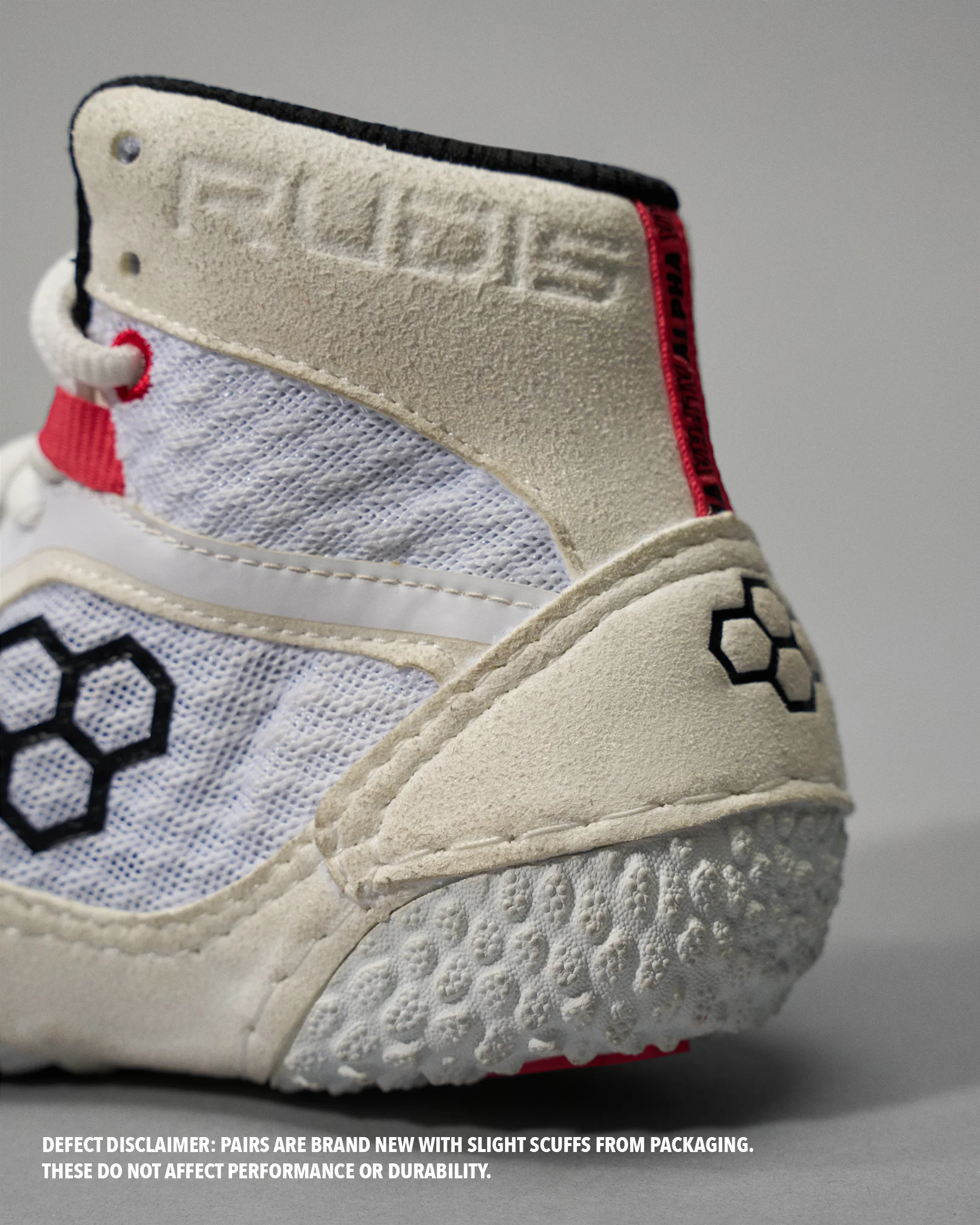 RUDIS Alpha 2.0 Youth Wrestling Shoes - Crimson Ice - Image 9