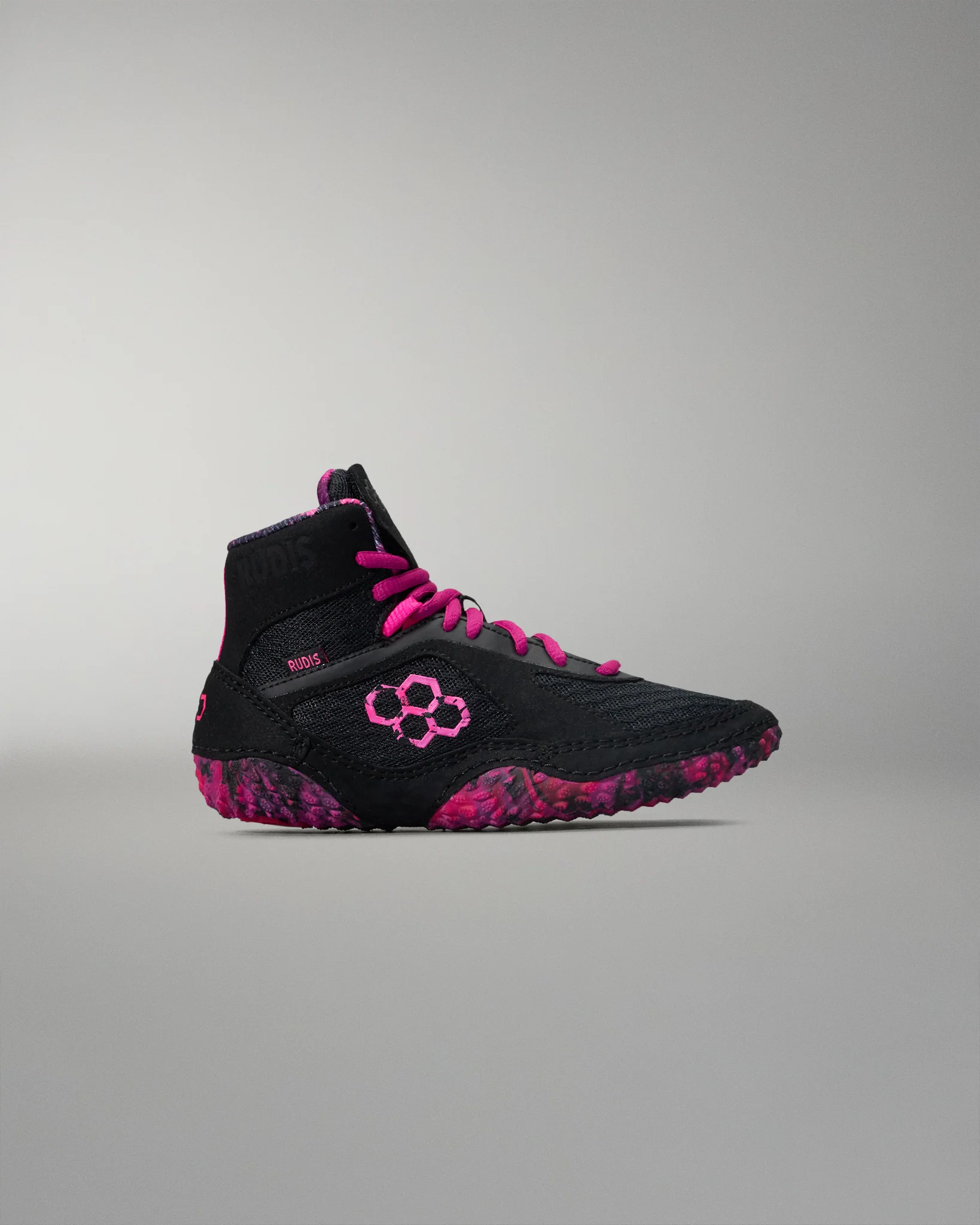 RUDIS Alpha 2.0 Youth Wrestling Shoes - Pink Power - Image 3