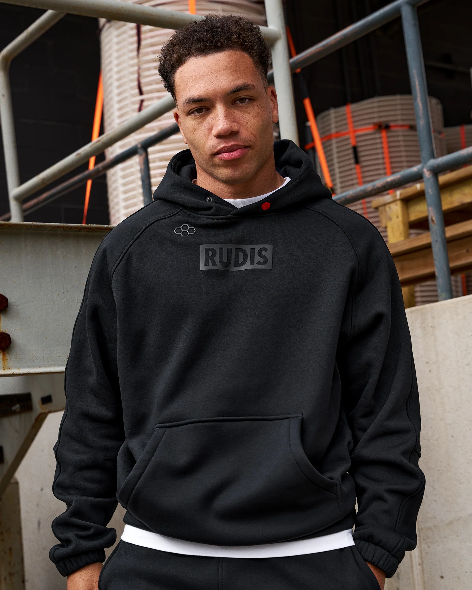 RUDIS Block Tech Fleece Hoodie
