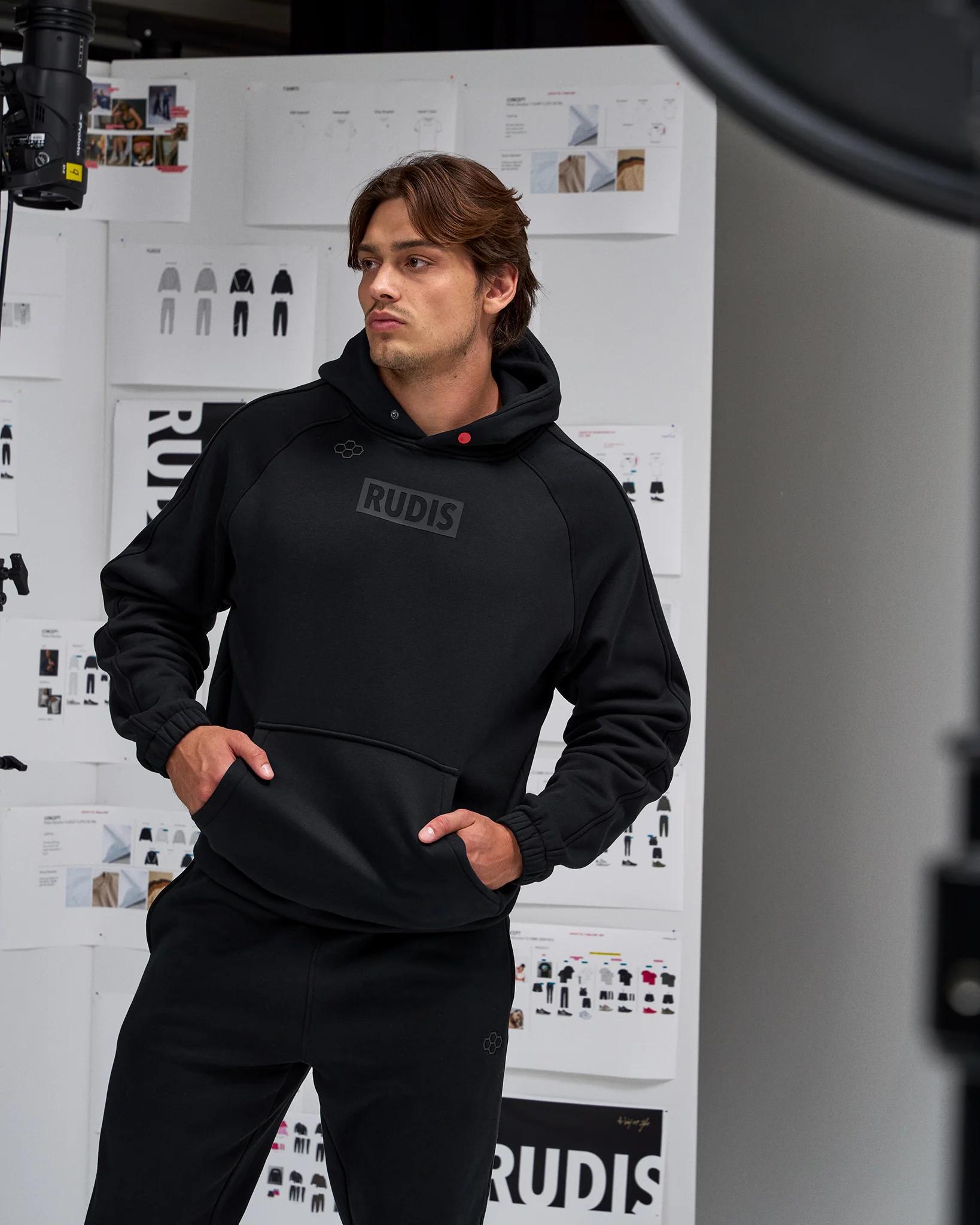RUDIS Block Tech Fleece Hoodie - Image 4