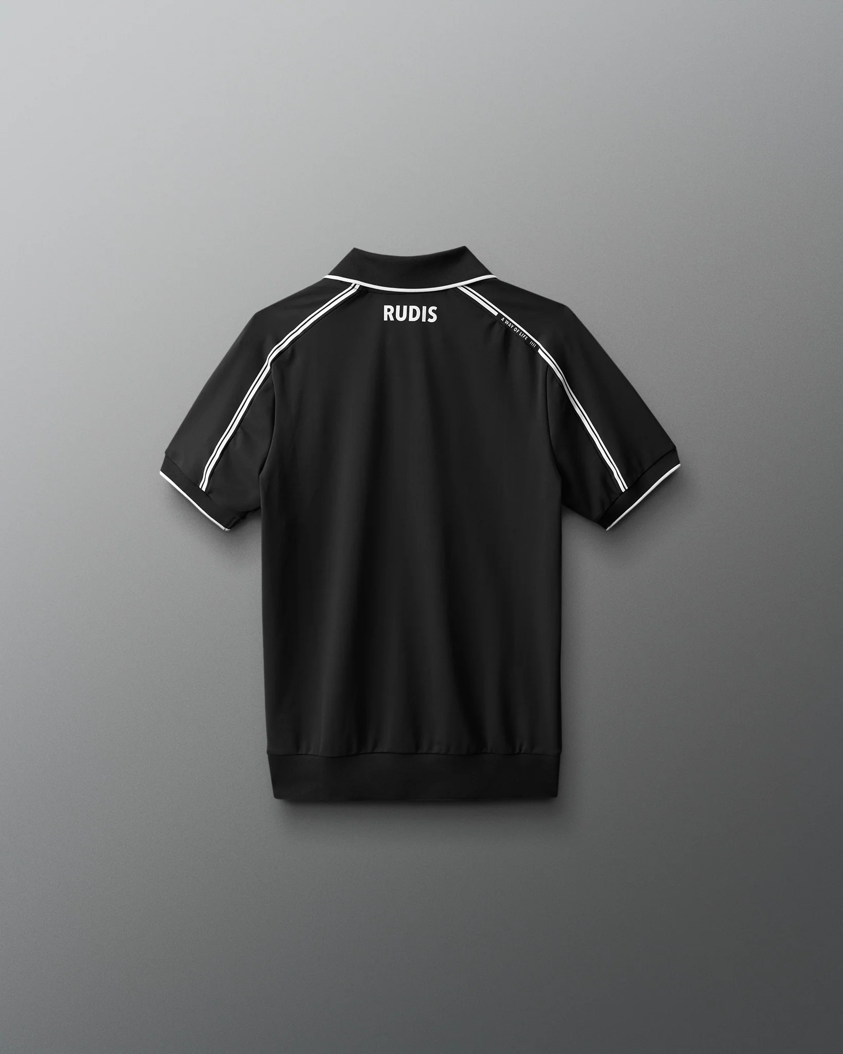 RUDIS Chronicle Elite Youth Athletic Polo - Black - Image 2