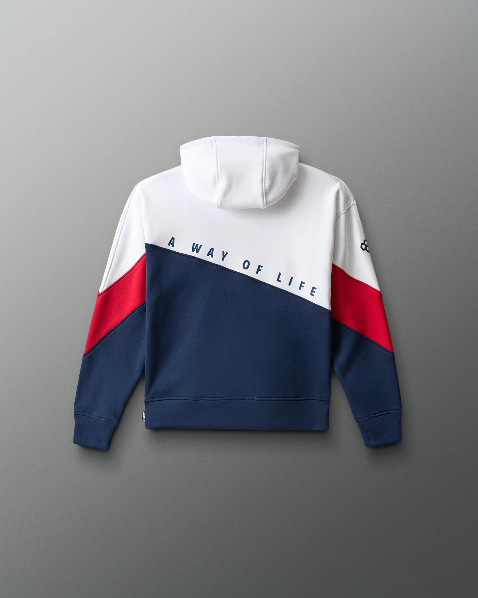 RUDIS Colorblock Youth Hoodie - Navy/White/Red - Image 2