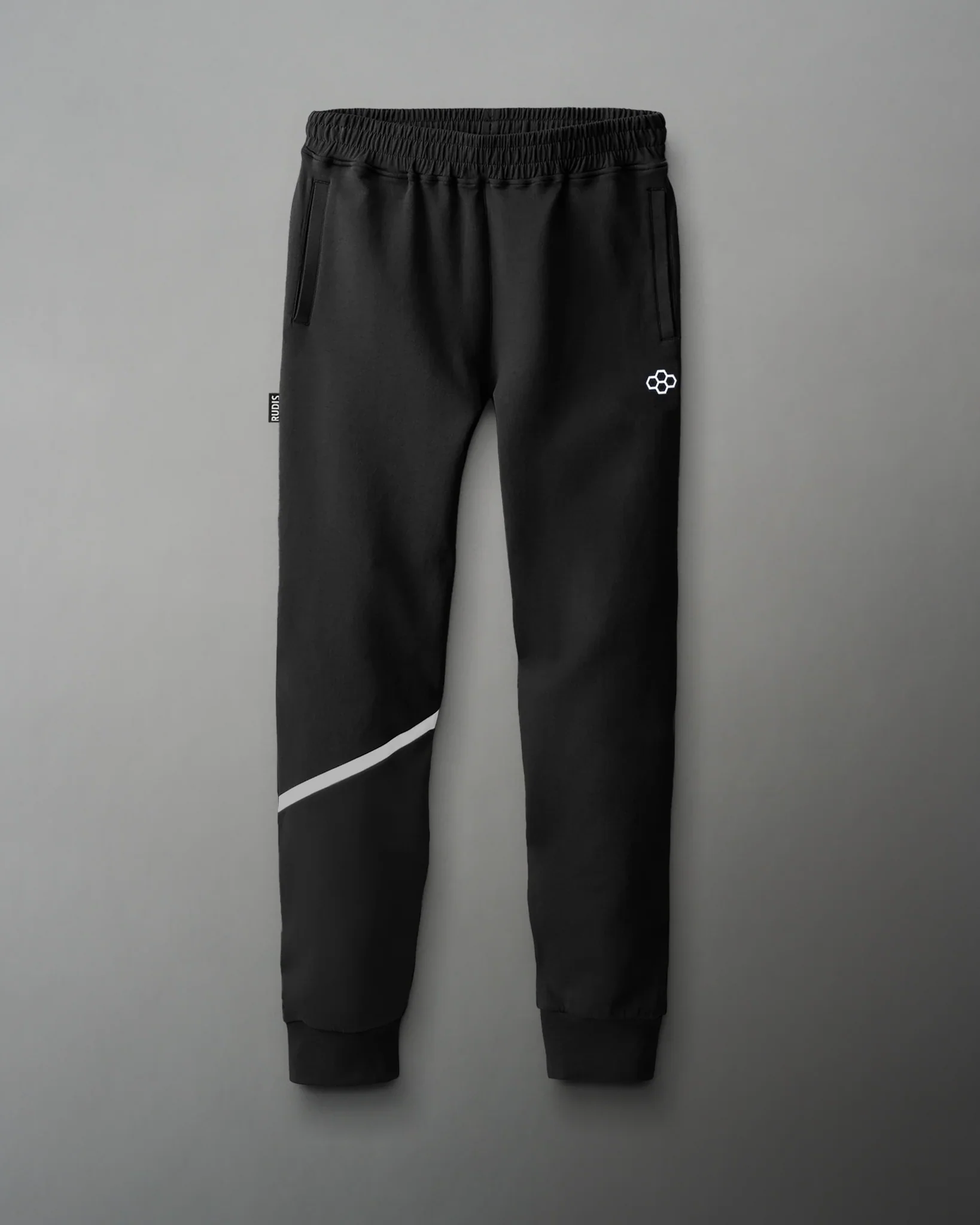 RUDIS Colorblock Youth Jogger - Black/White/Black