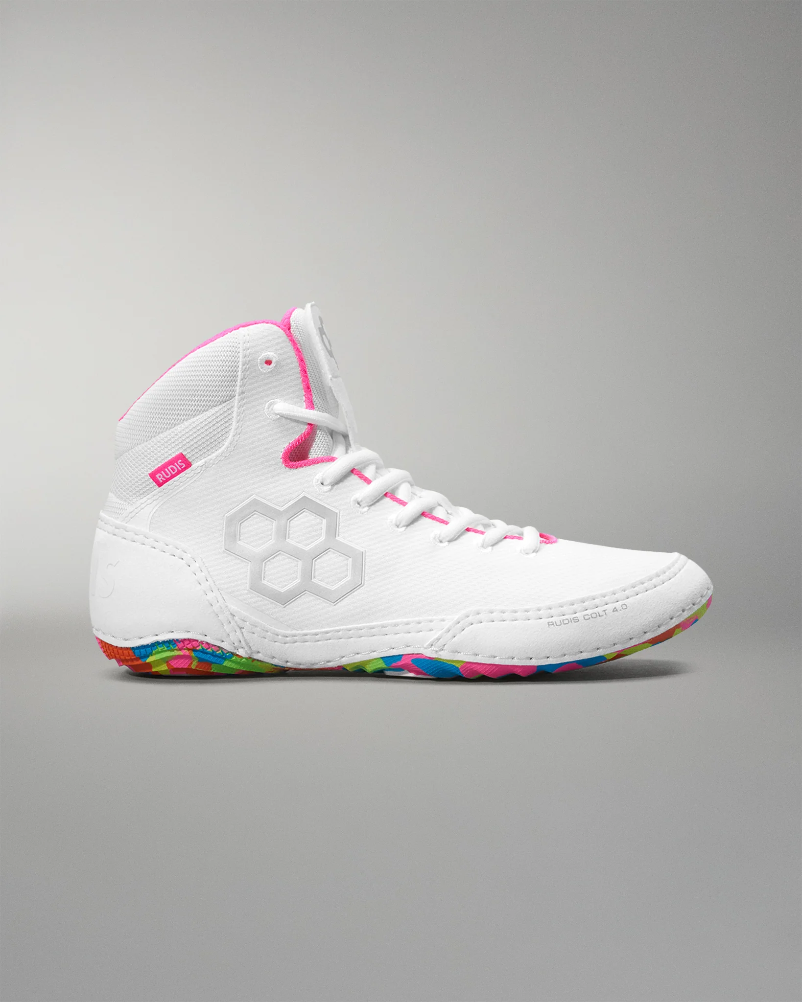 RUDIS Colt 4.0 Adult Wrestling Shoes - Neon Cereal Milk - Image 3