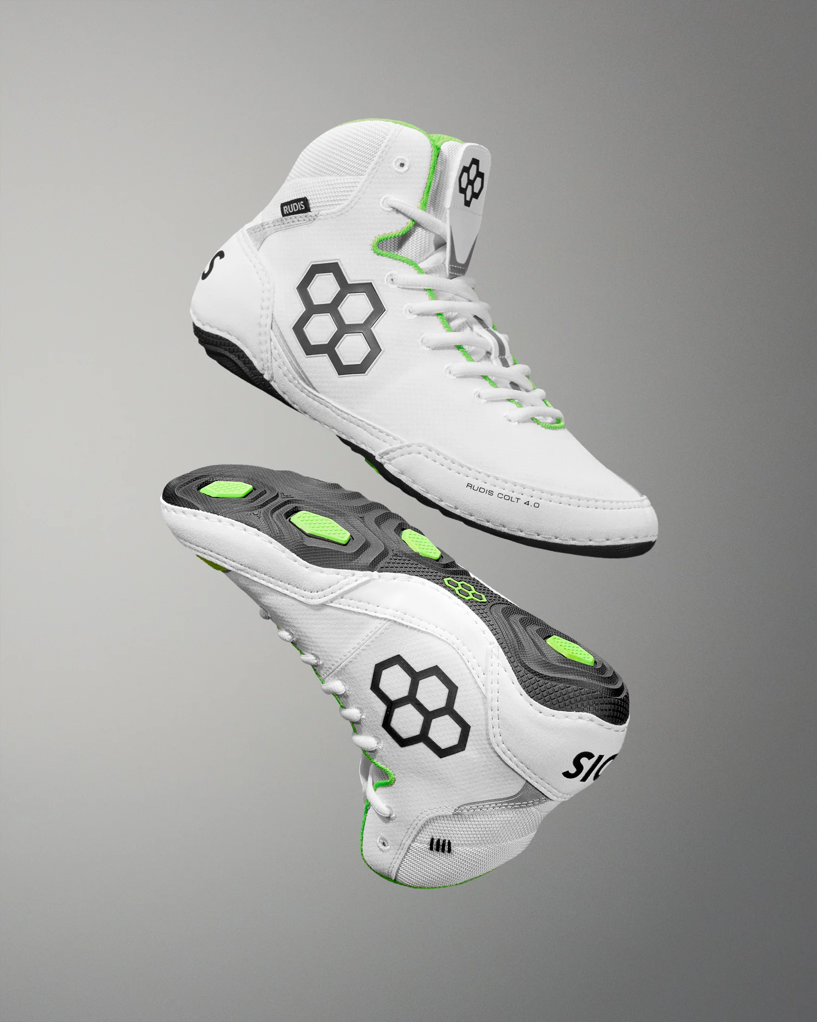 RUDIS Colt 4.0 Adult Wrestling Shoes - Neon Edge