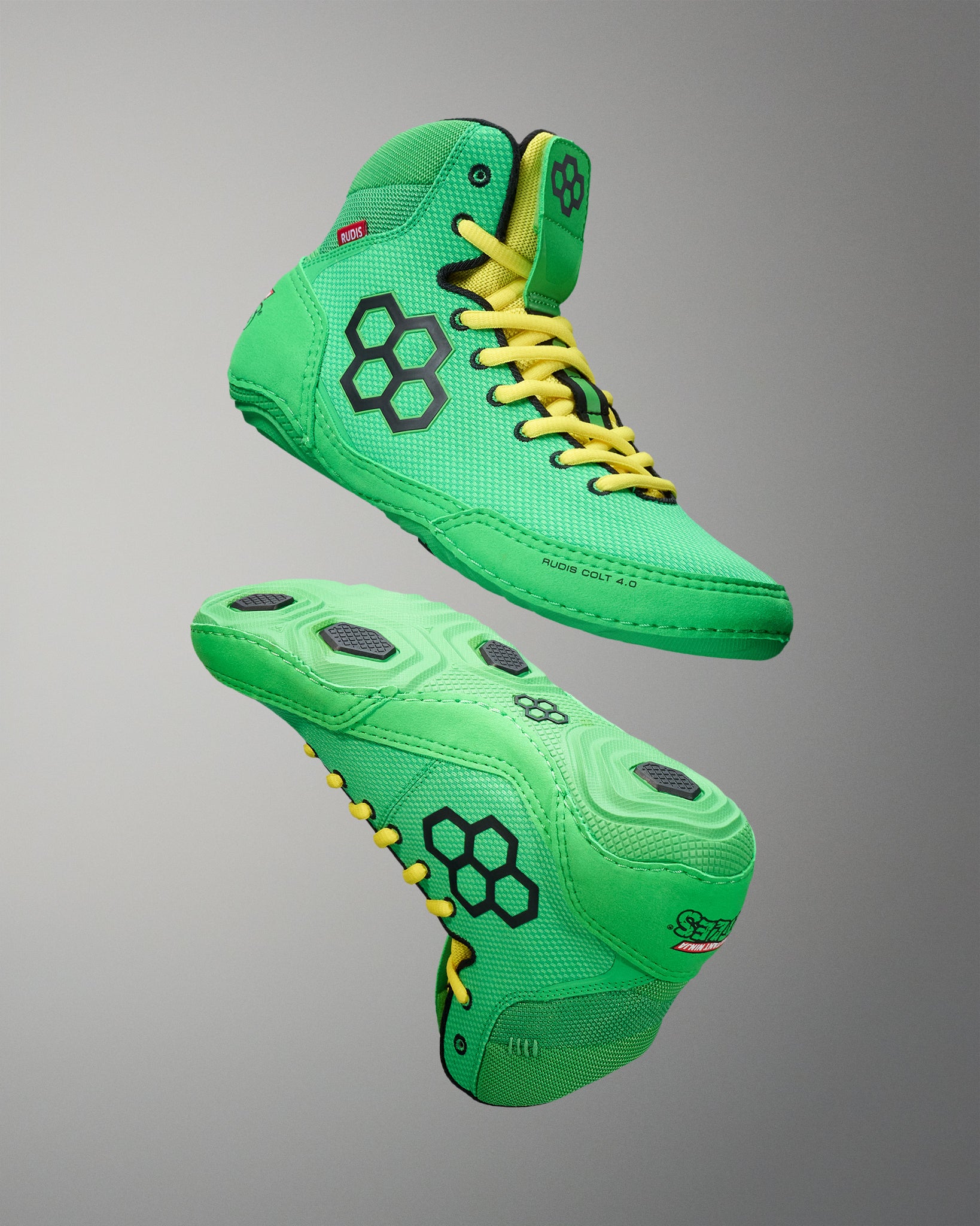 RUDIS Colt 4.0 Adult Wrestling Shoes - Ninja Turtle - Image 2