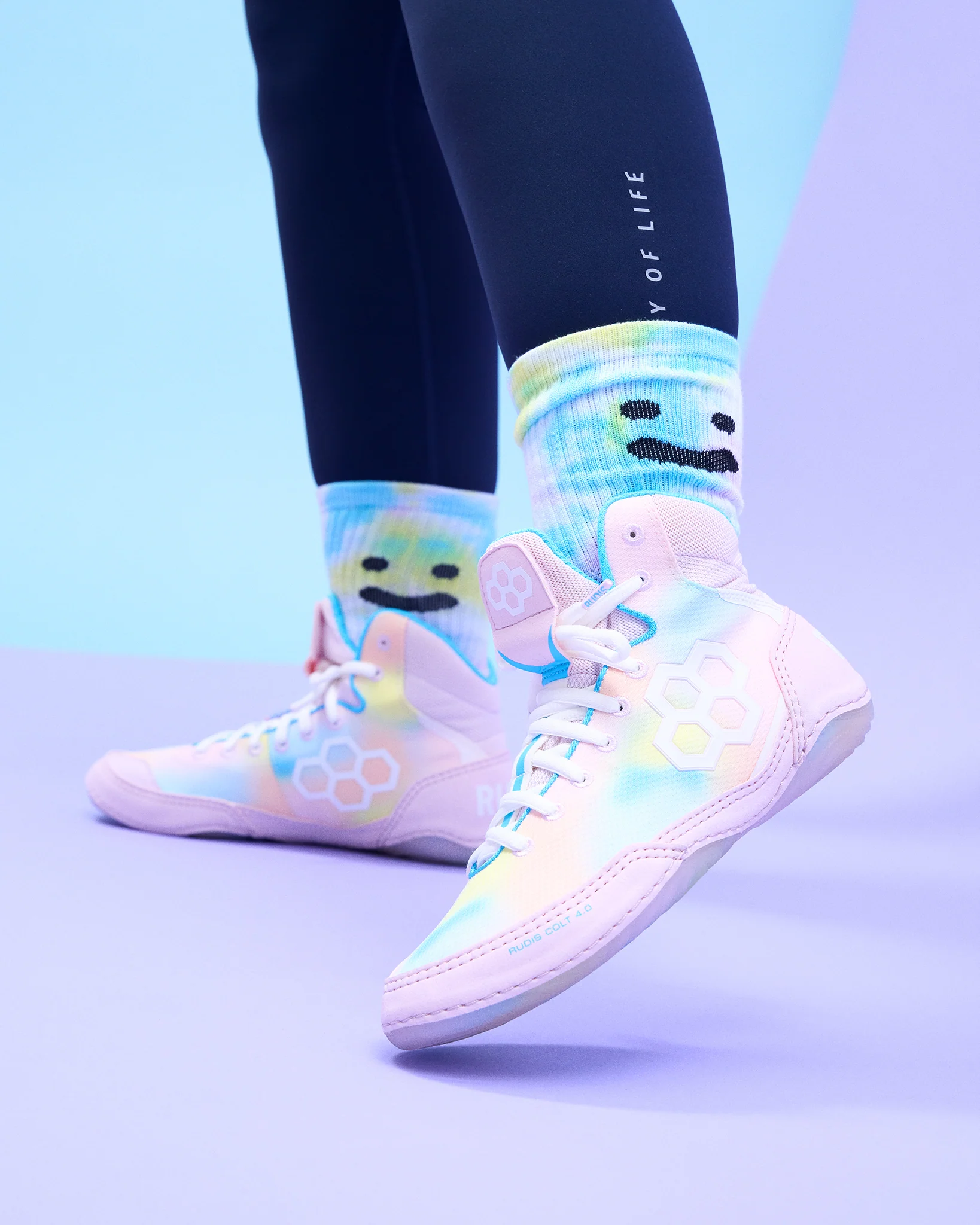 RUDIS Colt 4.0 Adult Wrestling Shoes - Pastel