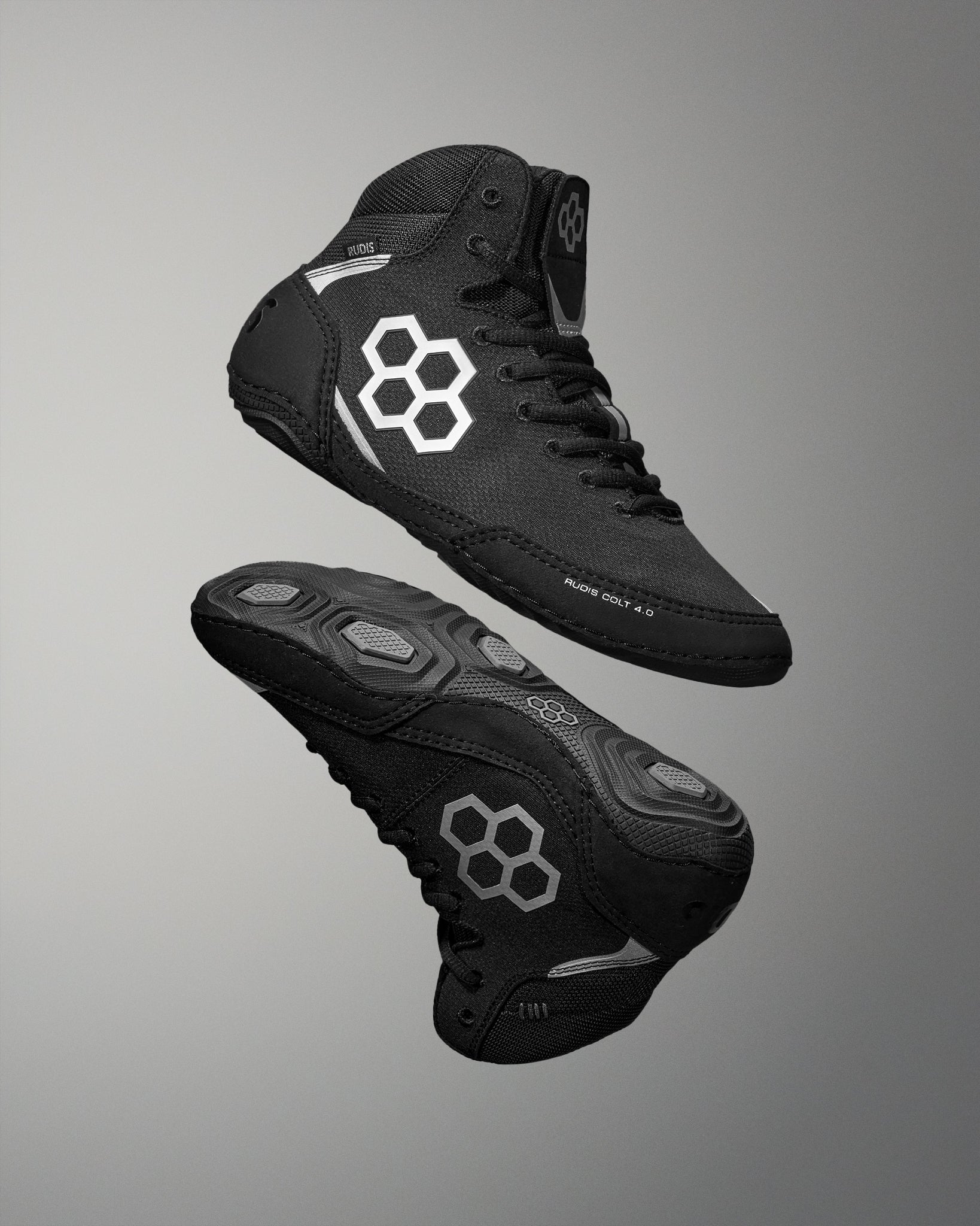 RUDIS Colt 4.0 Wide Adult Wrestling Shoes - Black Night