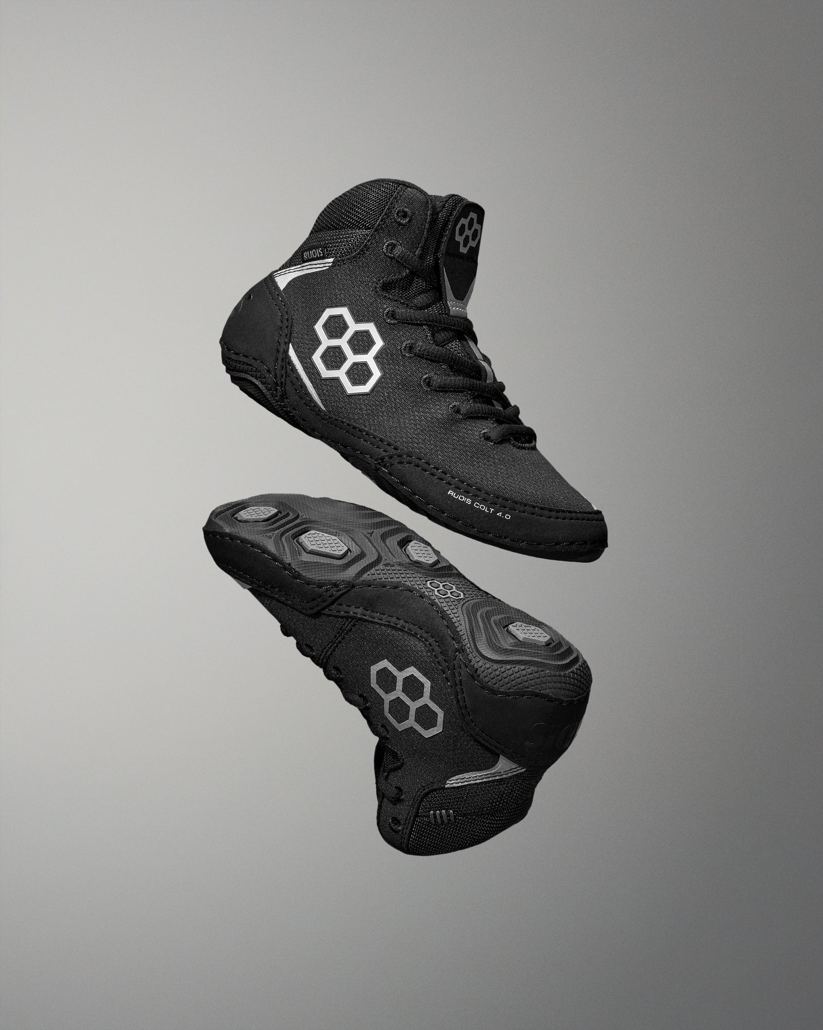 RUDIS Colt 4.0 Youth Wrestling Shoes - Black Night