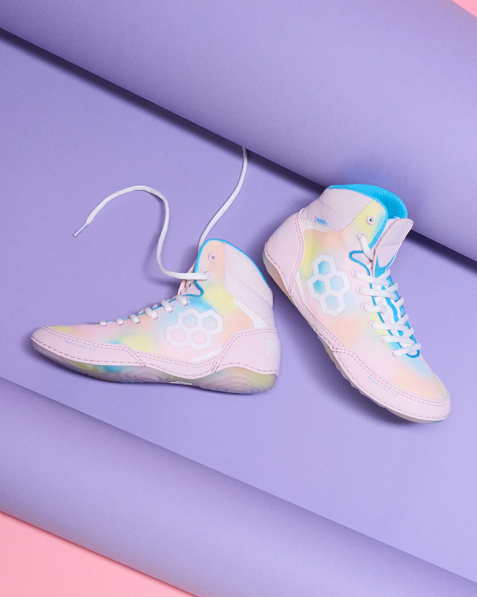 RUDIS Colt 4.0 Youth Wrestling Shoes - Pastel