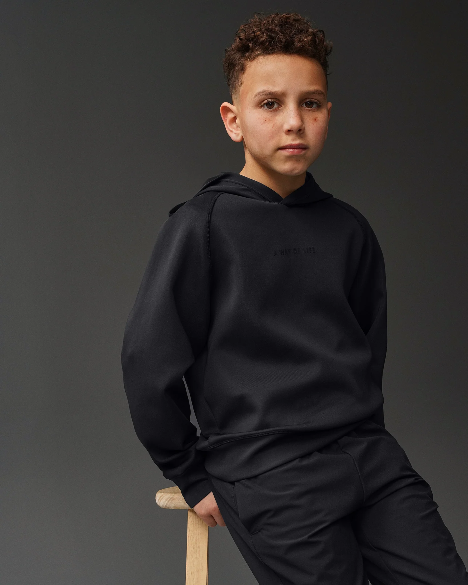 RUDIS COOL-FEEL Cord Grip Youth Hoodie - Image 2