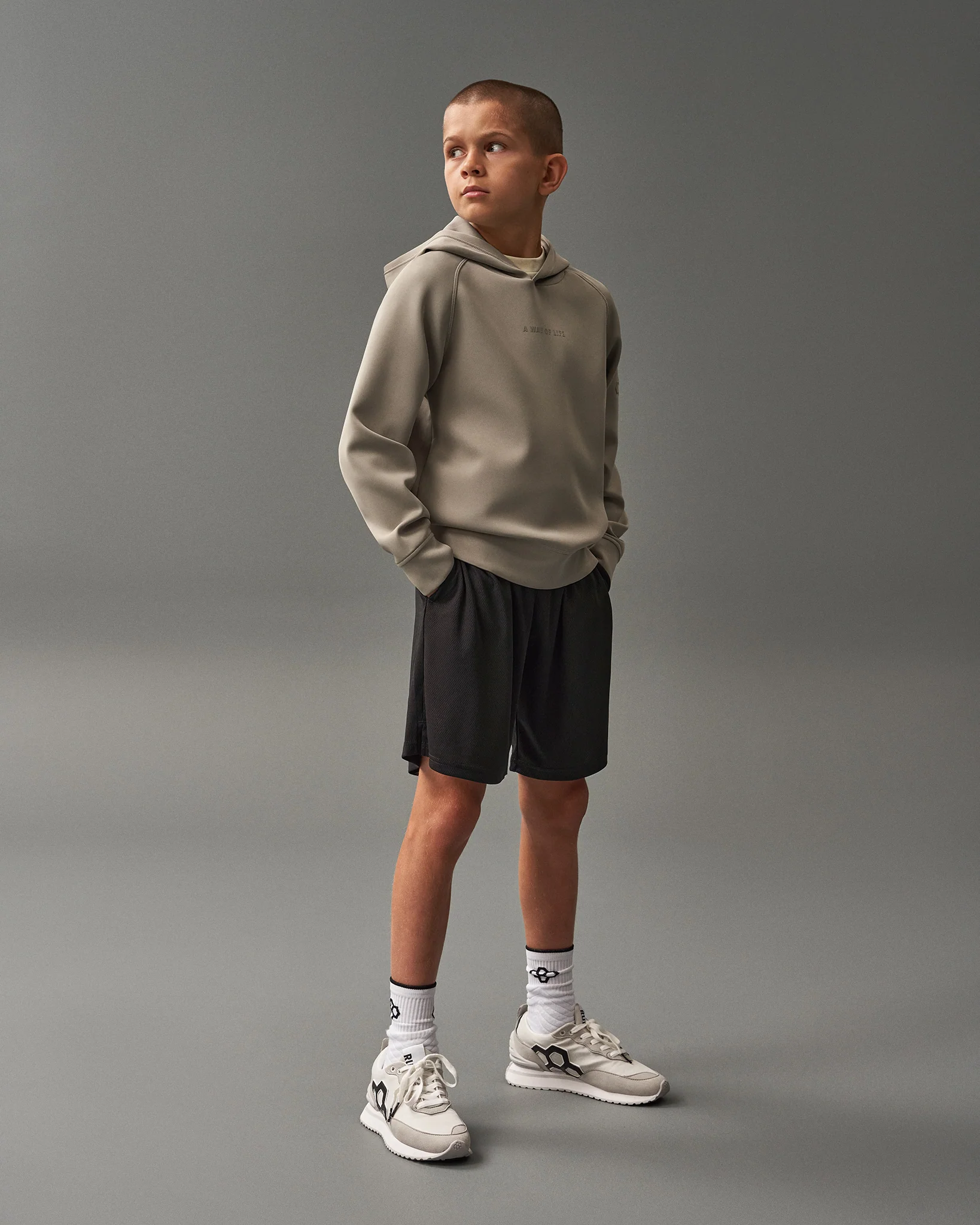 RUDIS COOL-FEEL Cord Grip Youth Hoodie - Image 3