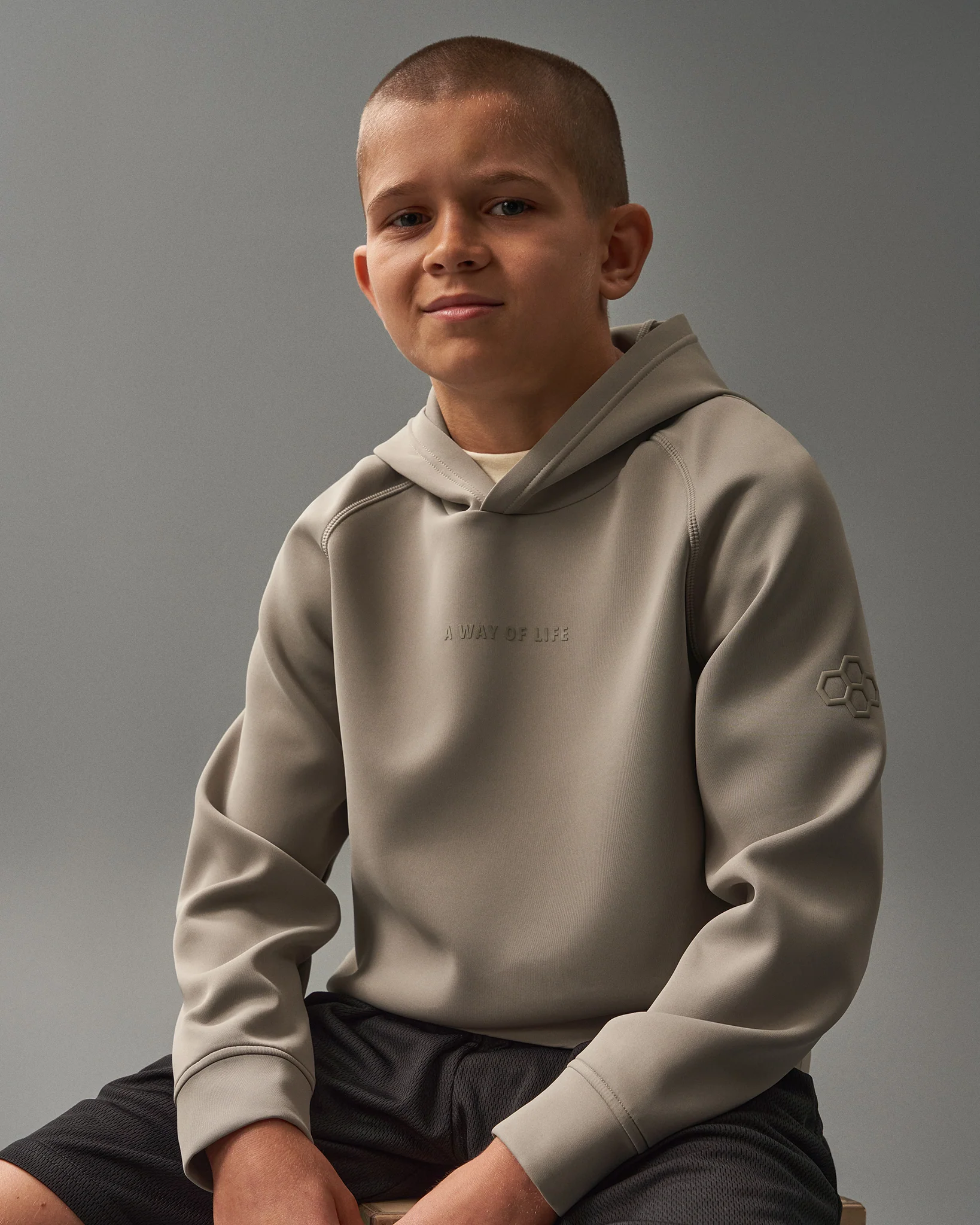 RUDIS COOL-FEEL Cord Grip Youth Hoodie - Image 4